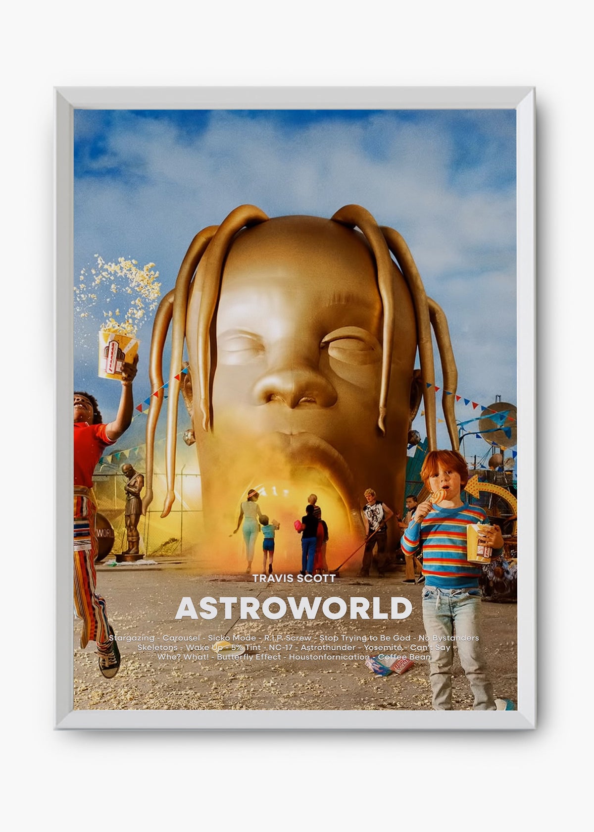 Quadro Travis Scott Astroworld Capa