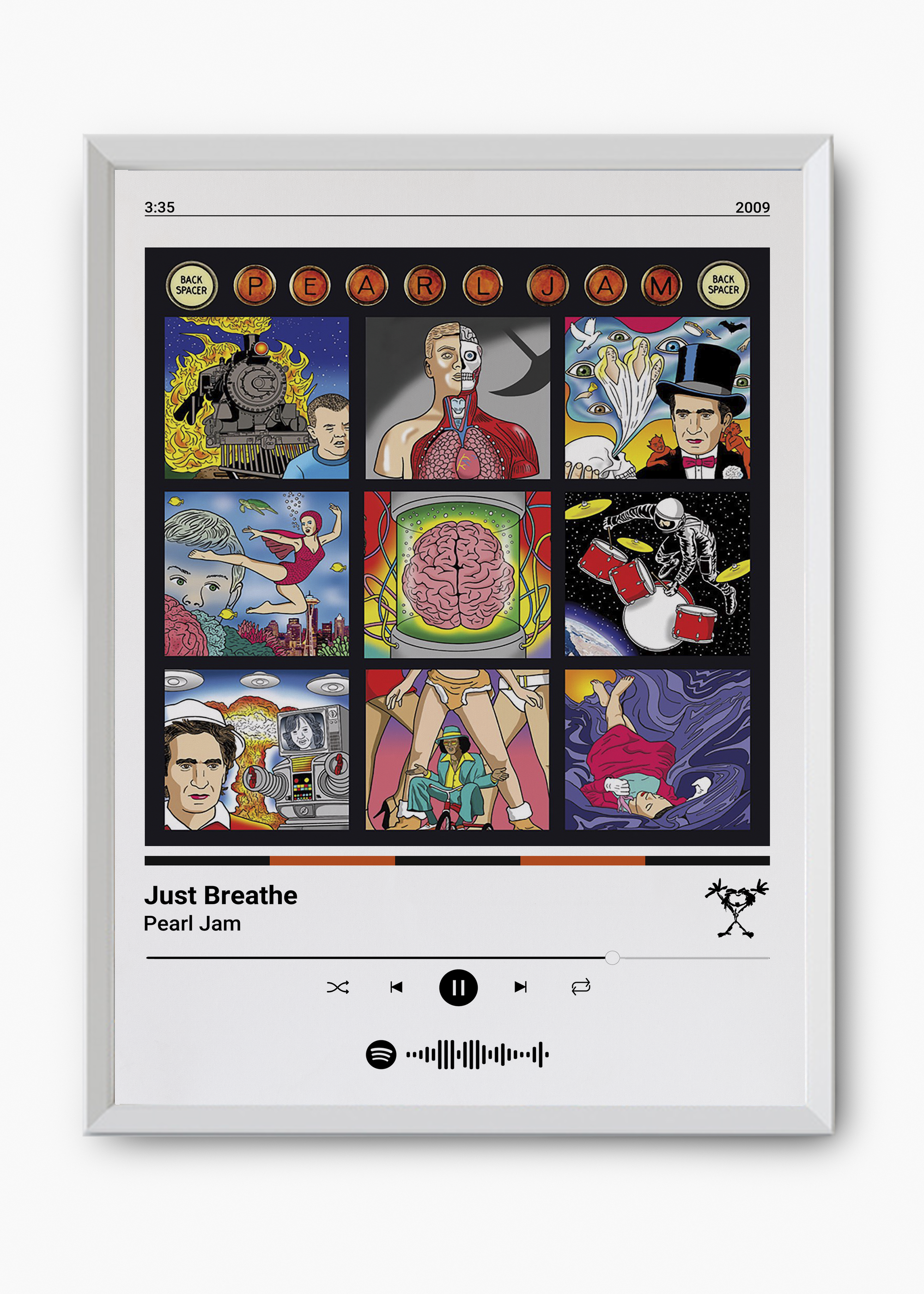 Quadro Pearl Jam Just Breathe - 8