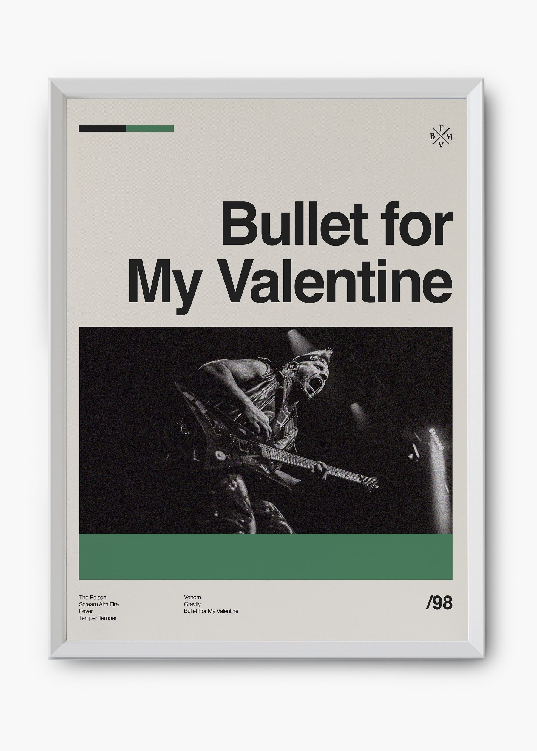 Quadro Bullet For My Valentine Banda