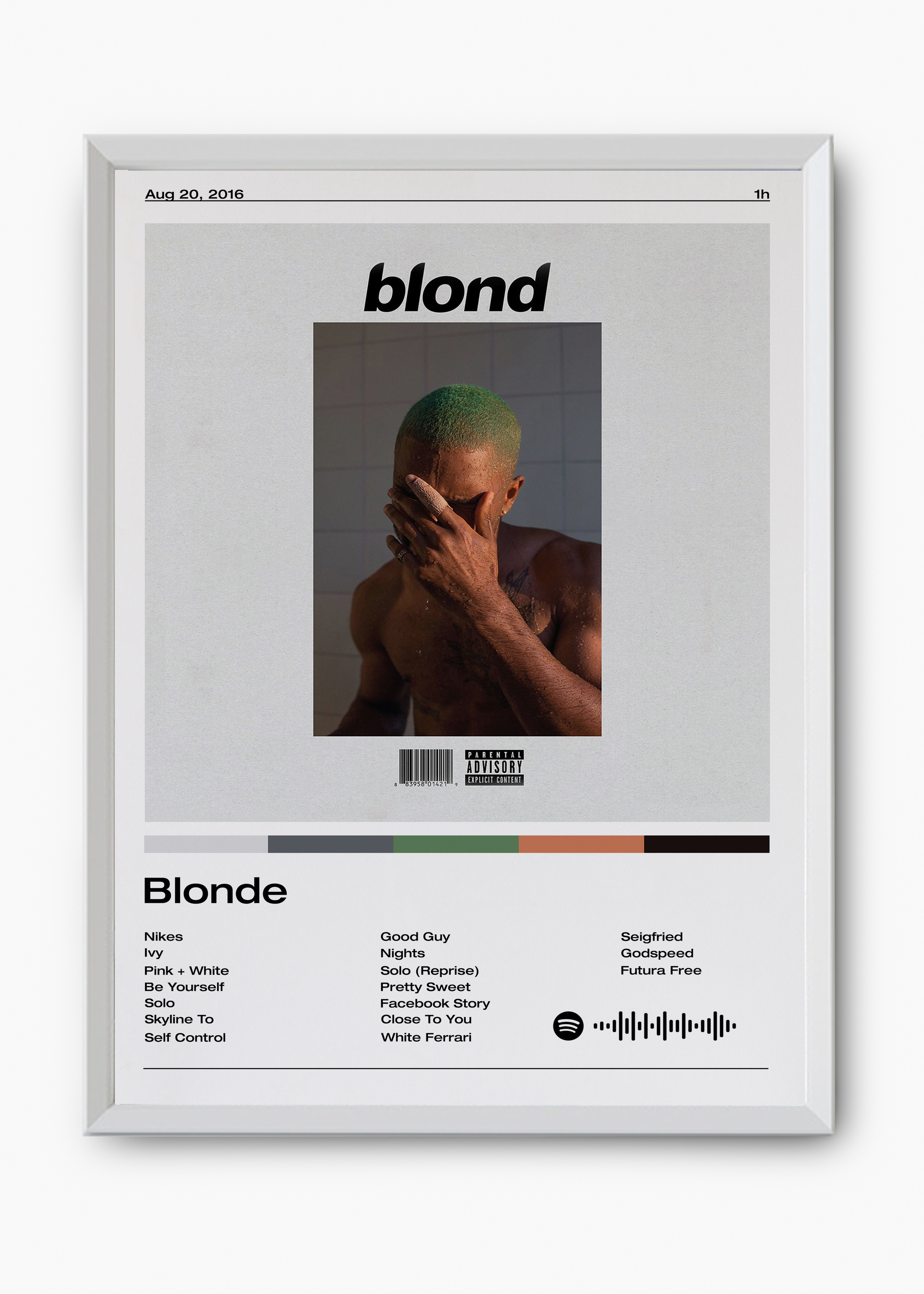 Quadro Frank Ocean Blonde - 8