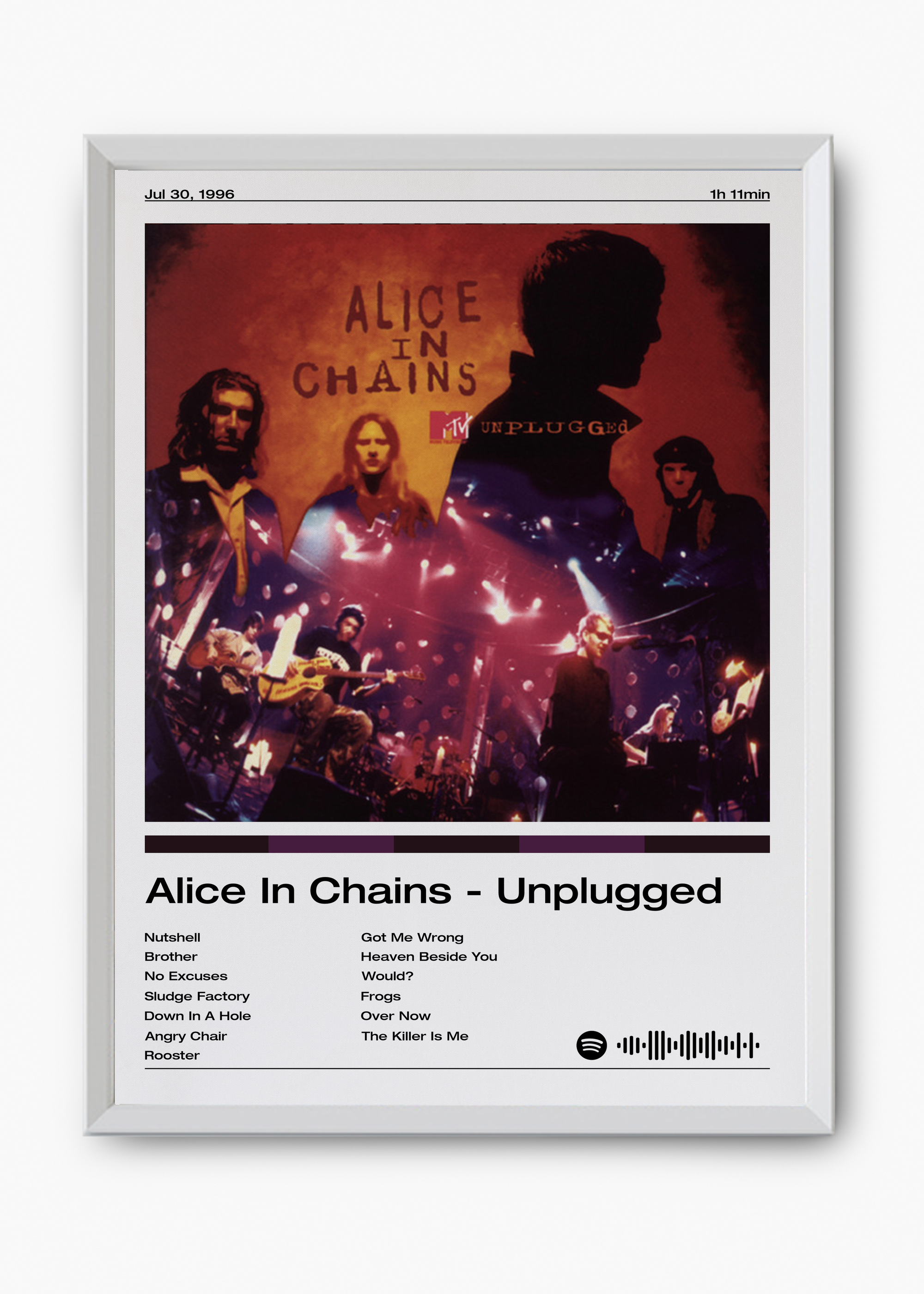Quadro Alice in Chains Unplugged - 8