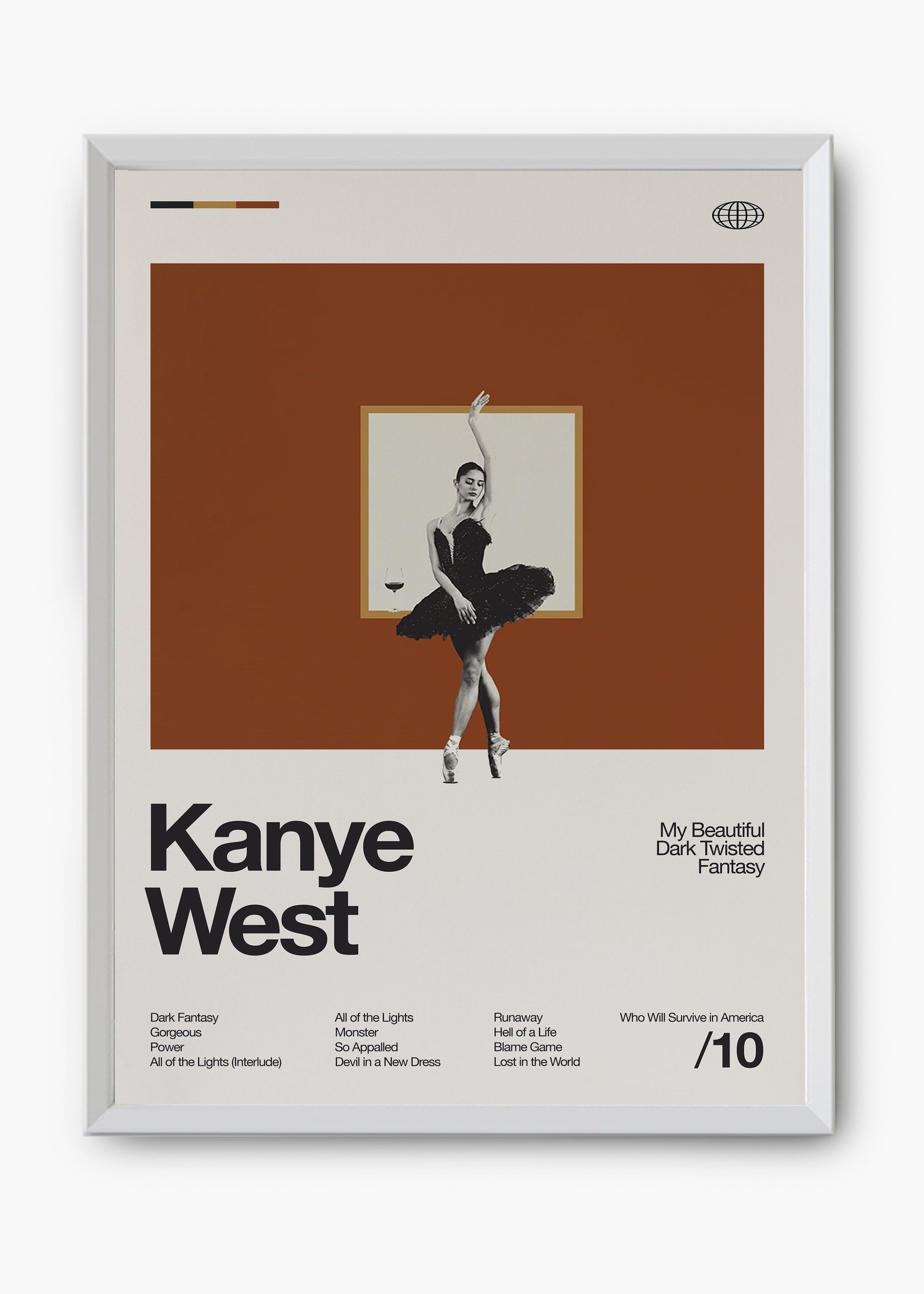 Quadro Kanye West My Beautiful Dark
