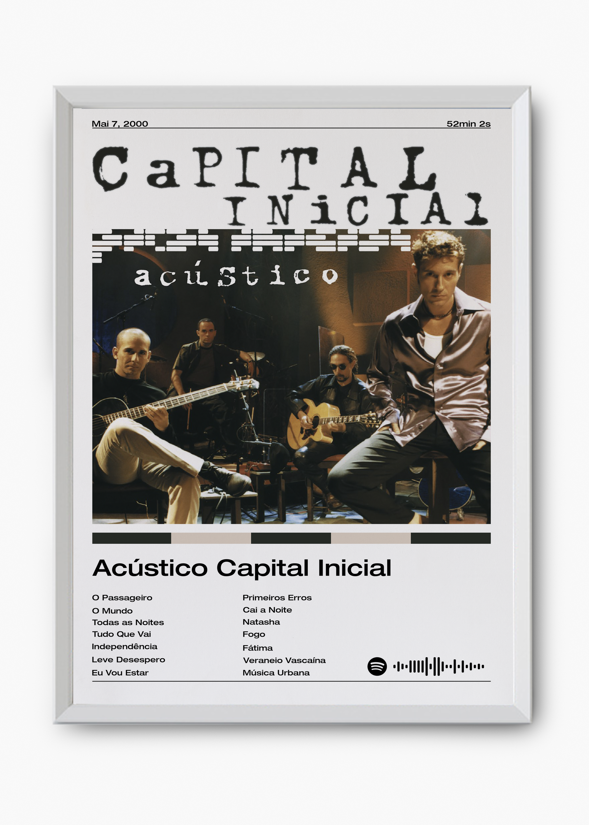 Quadro Acústico Capital Inicial - 8