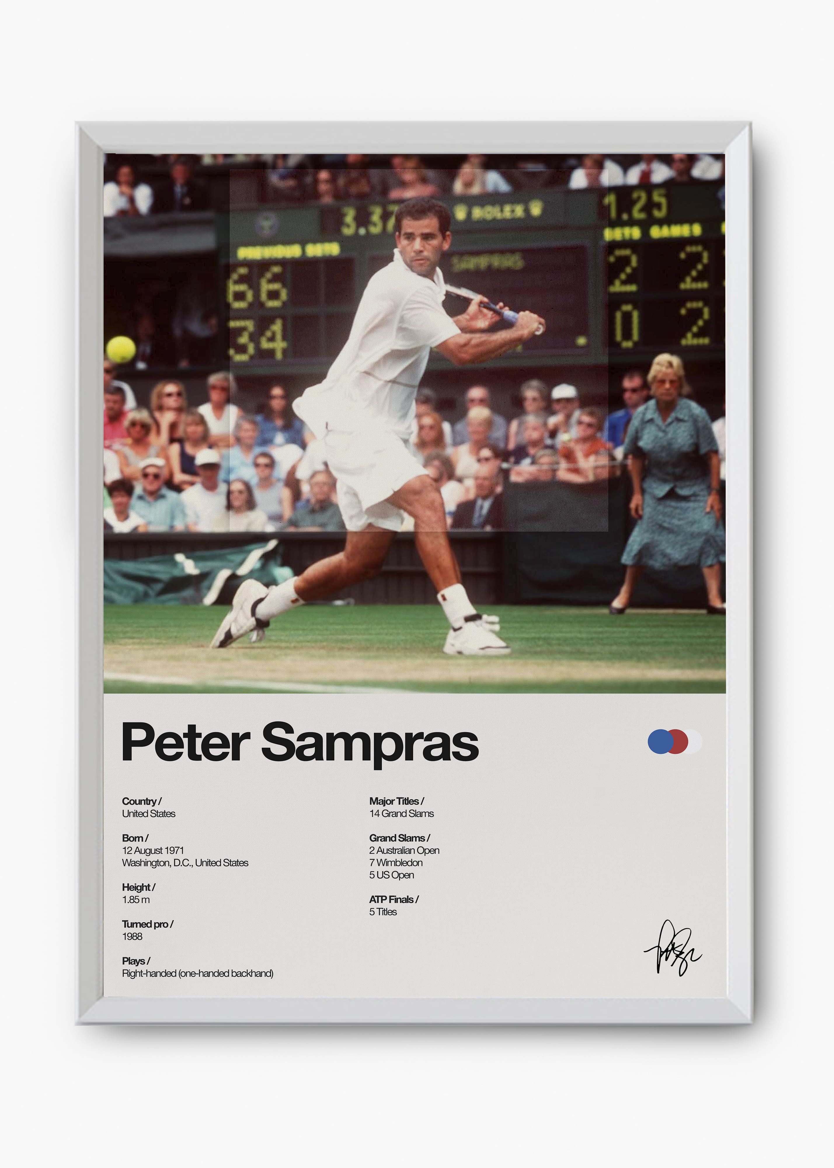 Quadro Peter Sampras
