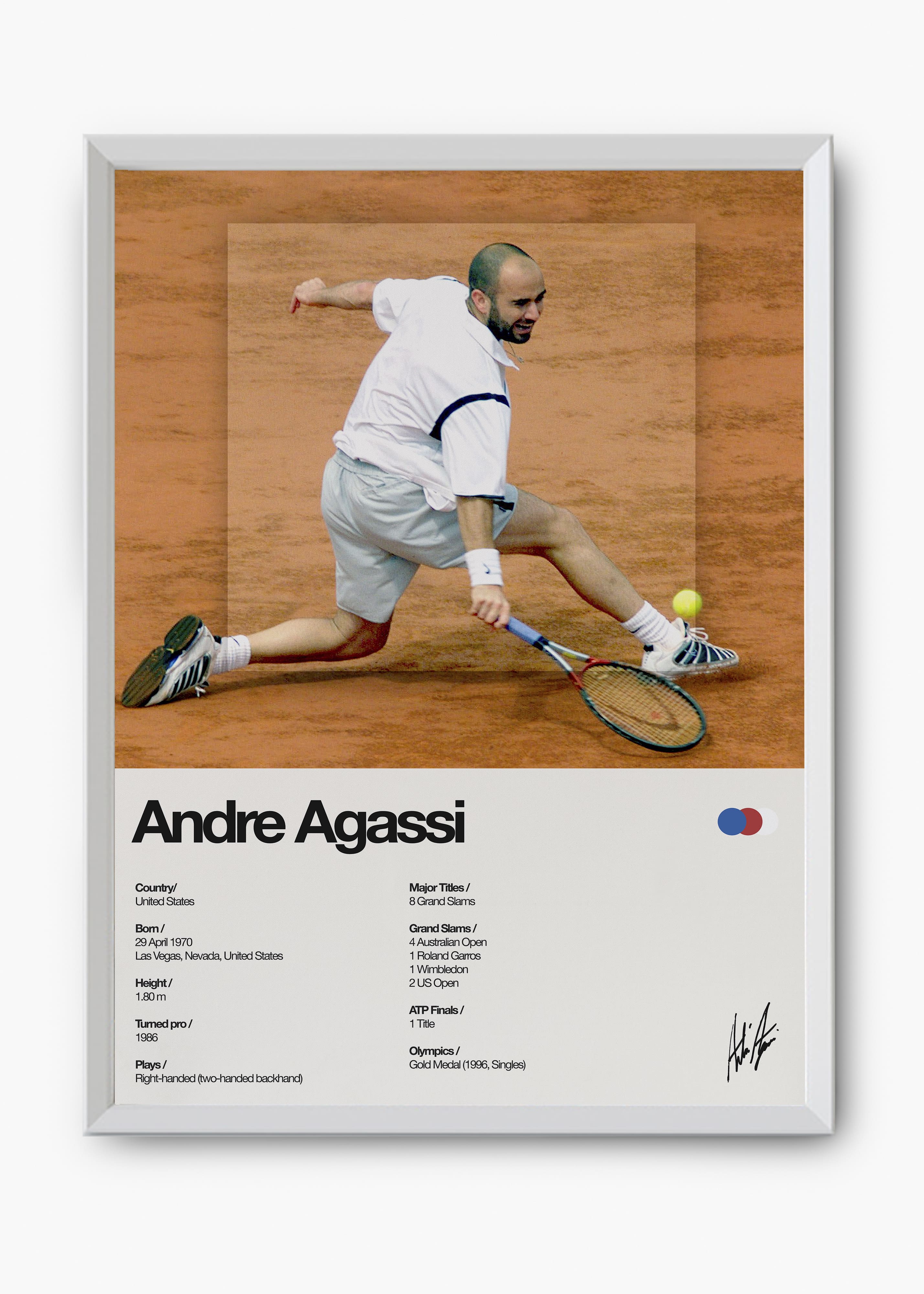 Quadro Andre Agassi