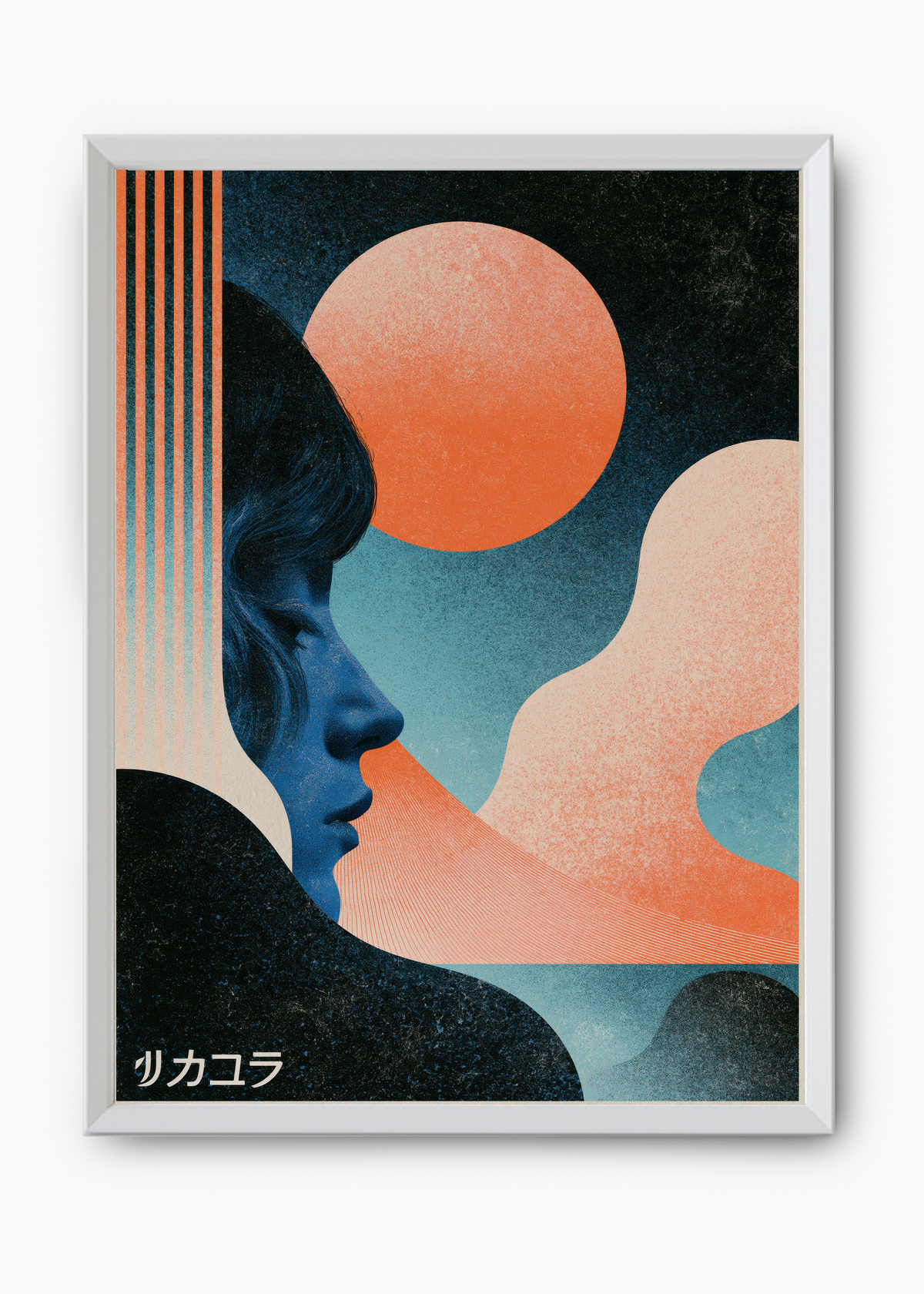 Quadro Japonês Retro Profile - 8