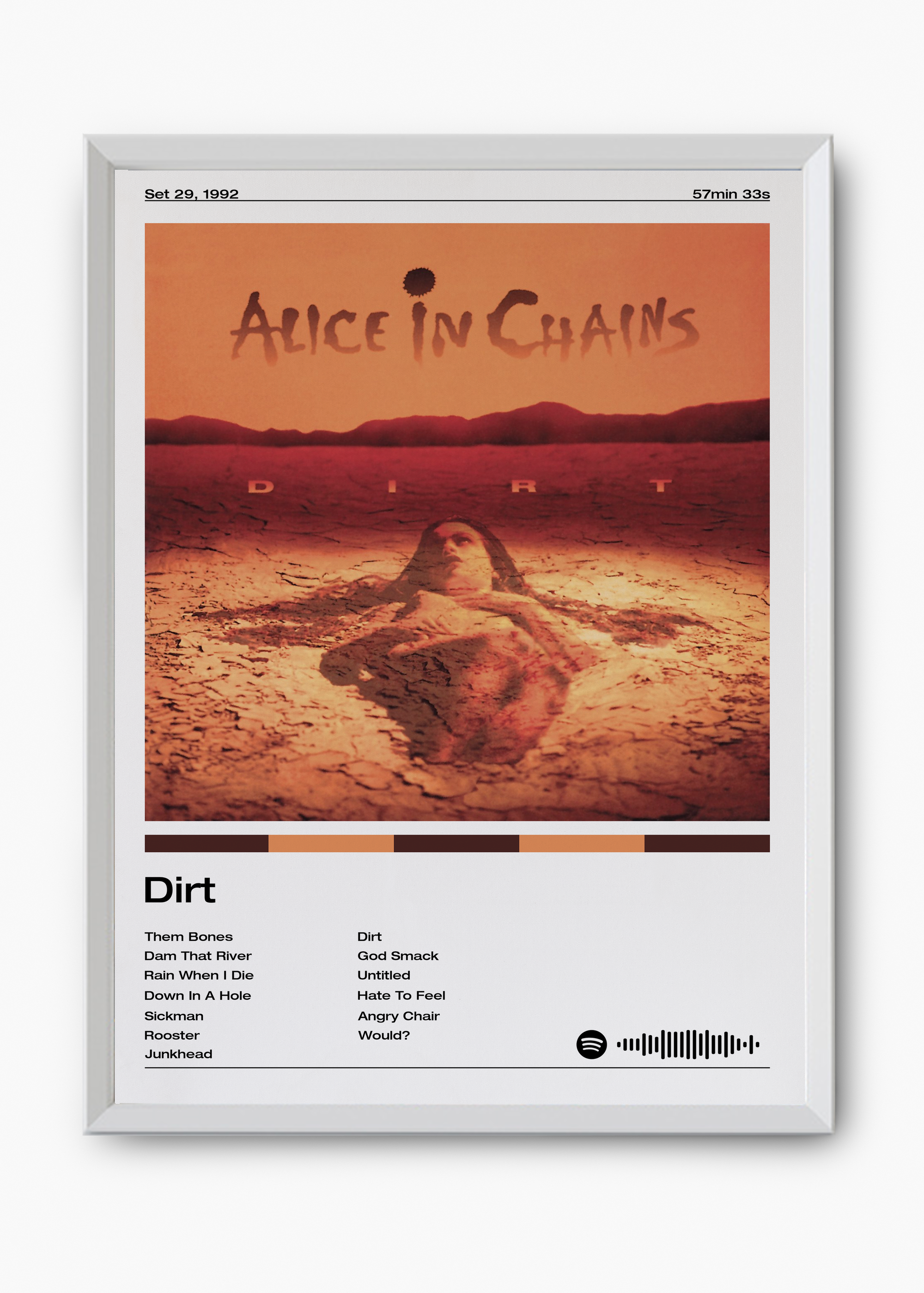 Quadro Alice in Chains Dirt - 8