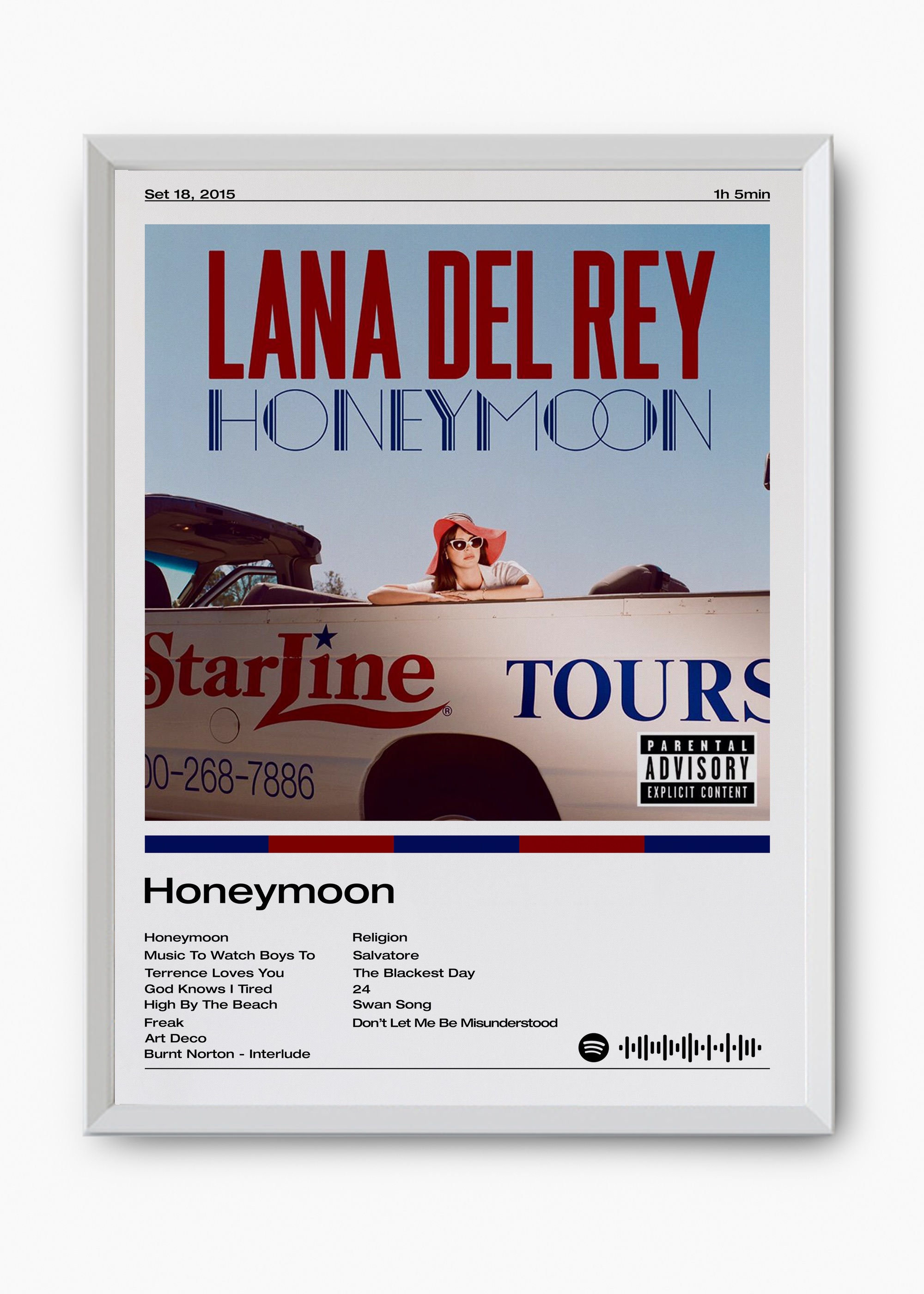 Quadro Lana Del Rey Honeymoon - 8