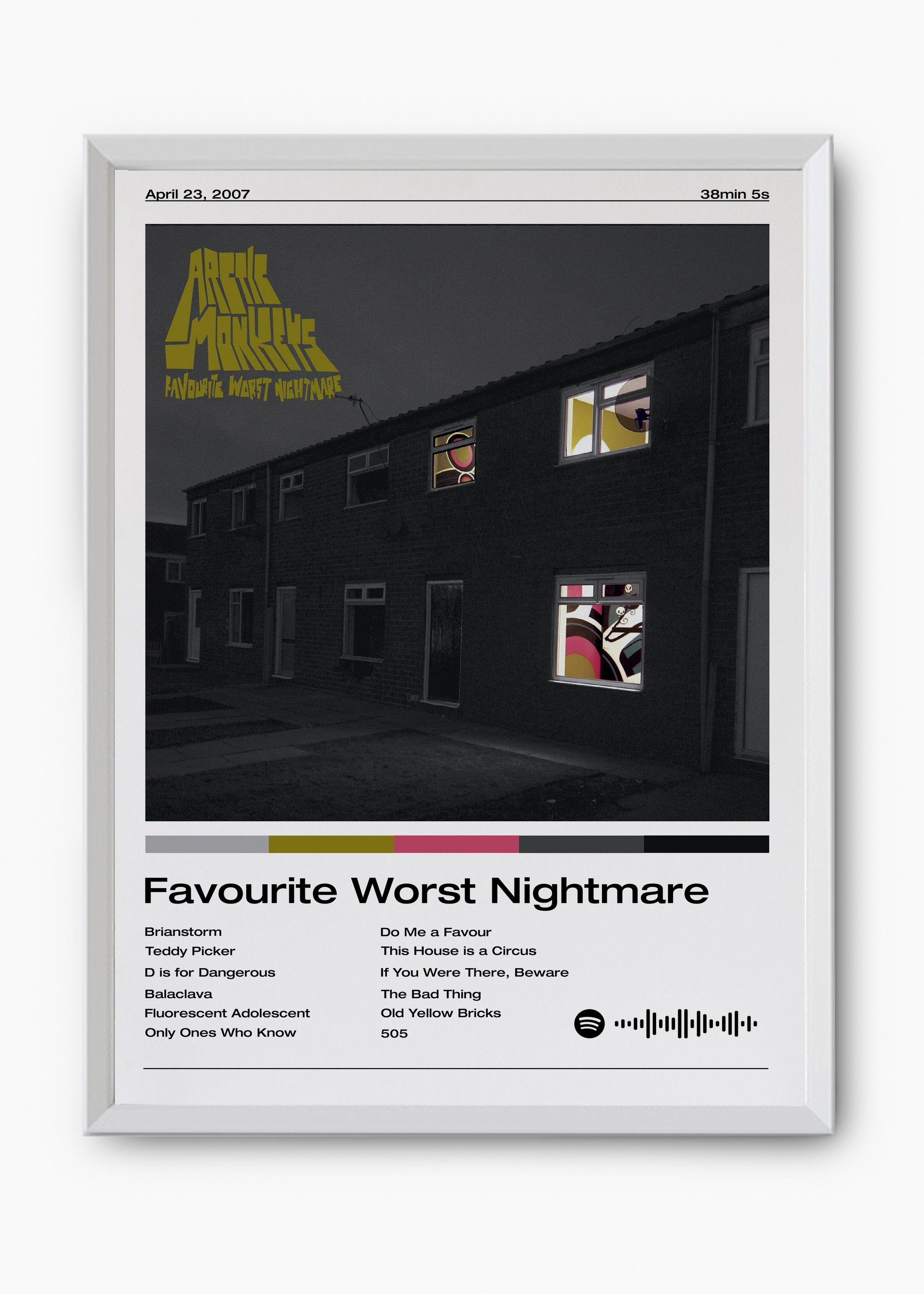Quadro Arctic Monkeys Favourite Worst Nightmare - 8