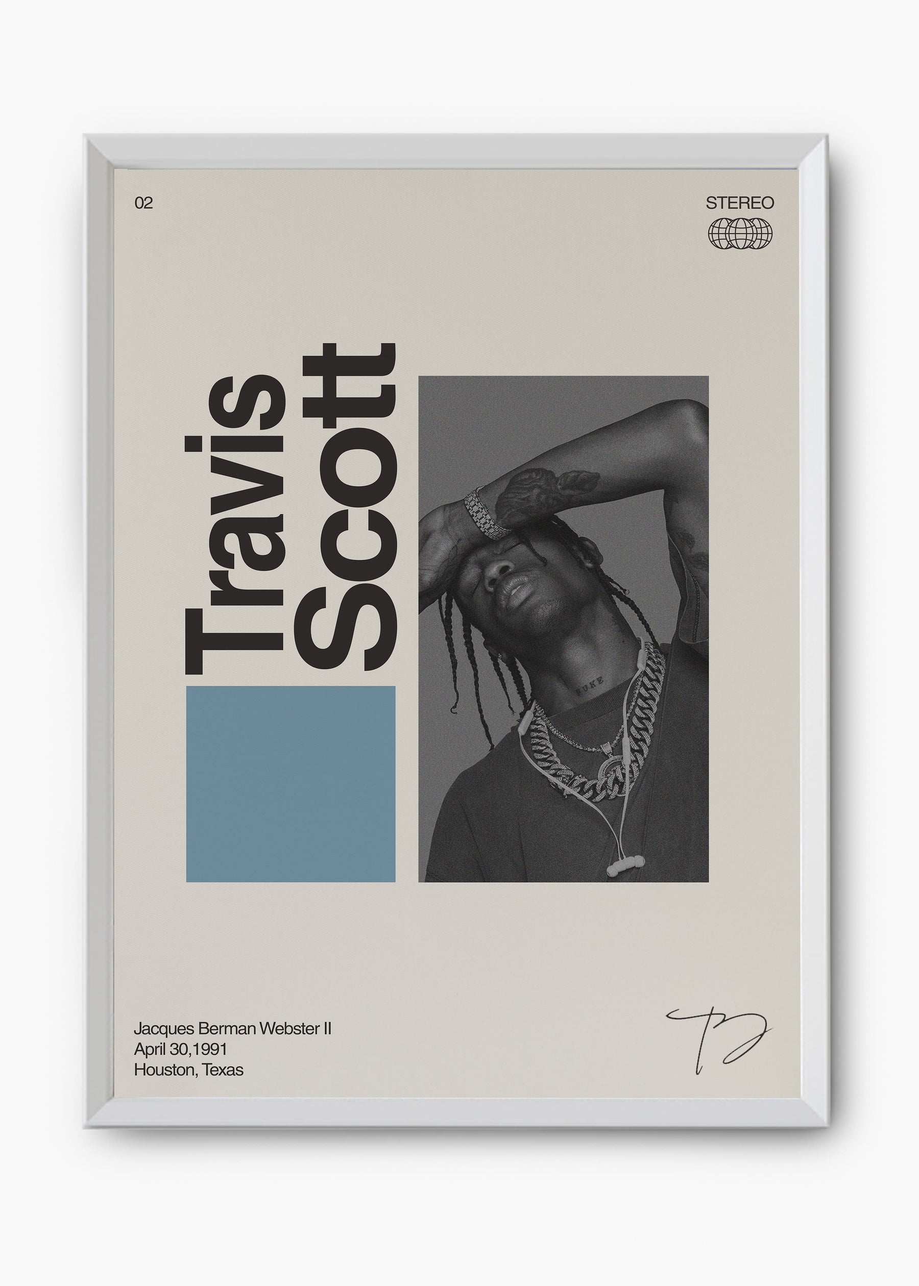 Quadro Signature Travis Scott