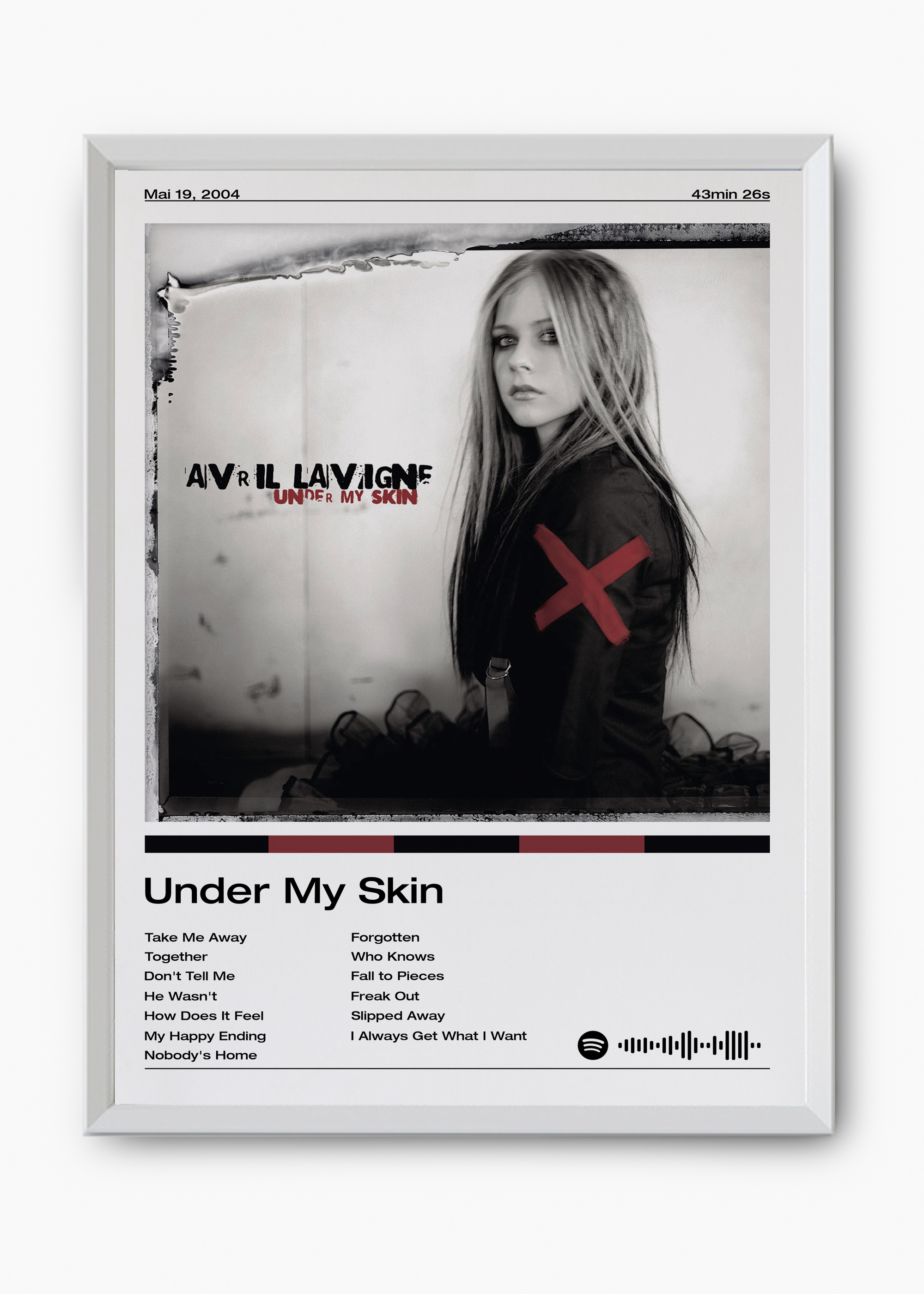 Quadro Avril Lavigne Under My Skin - 8