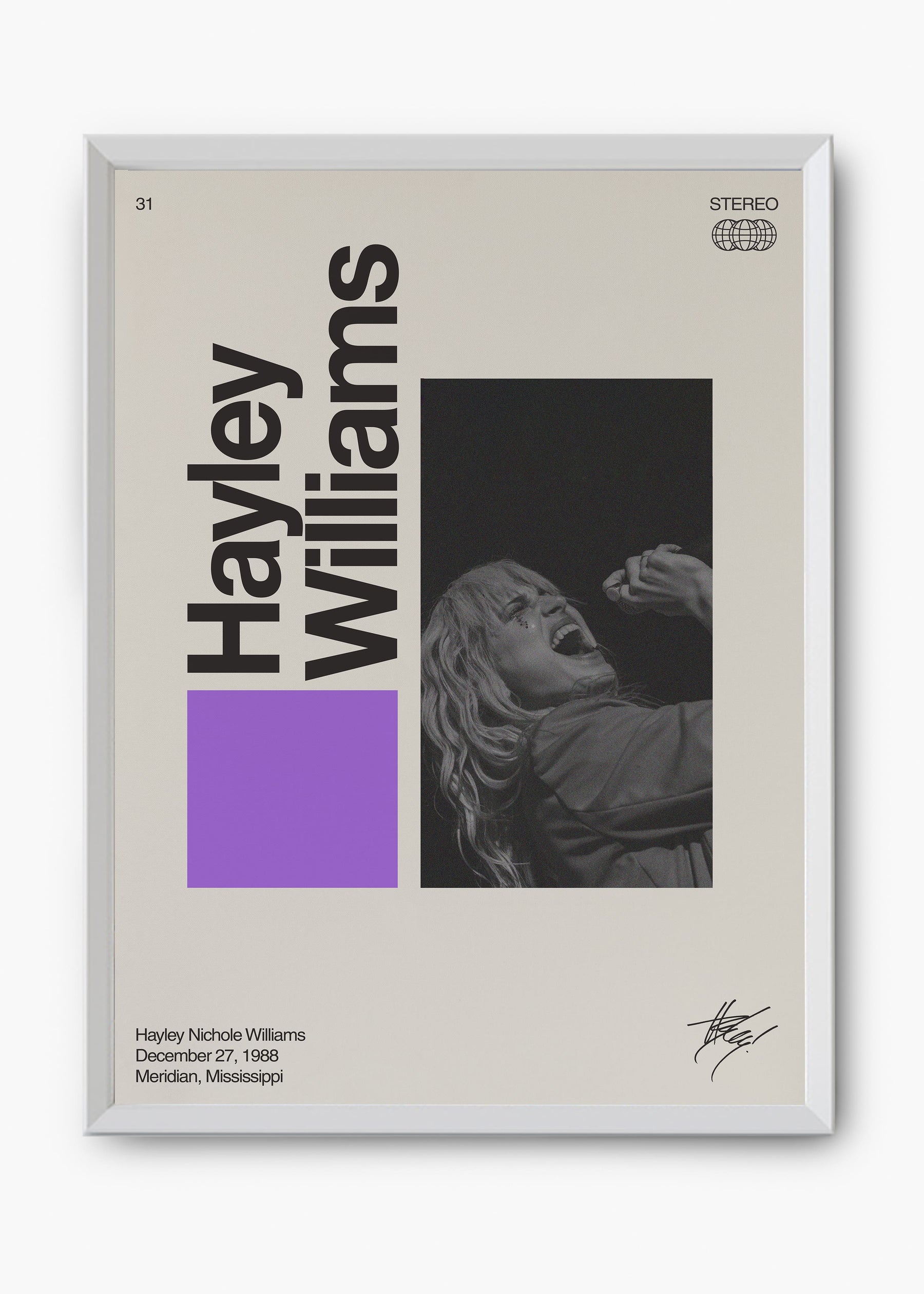 Quadro Signature Hayley Williams