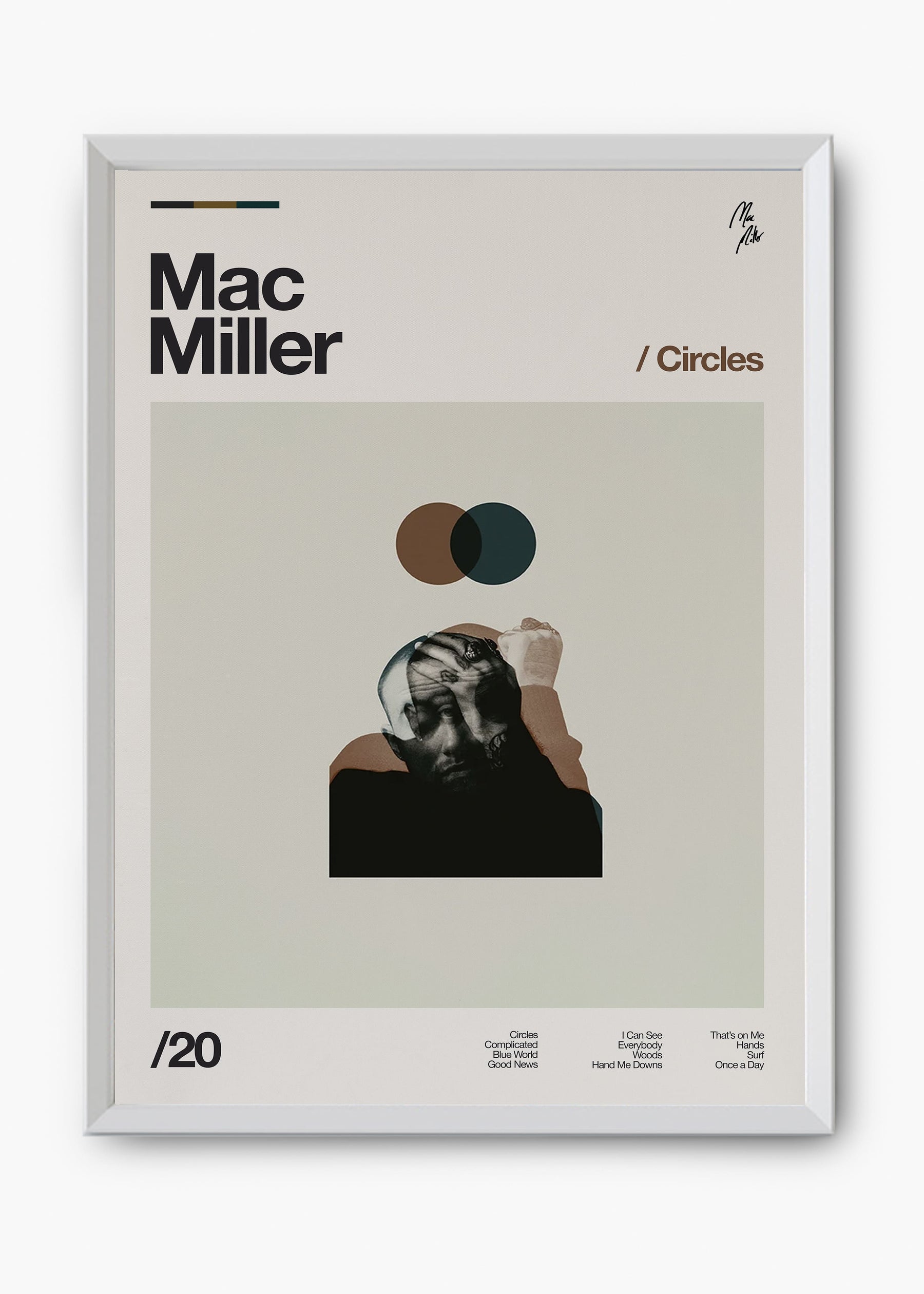 Quadro Mac Miller Circles