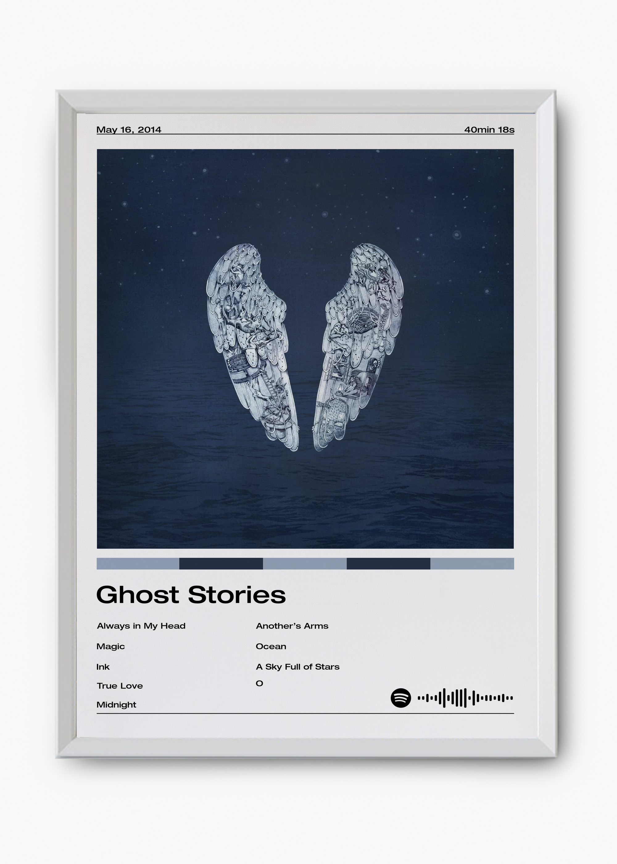 Quadro Coldplay Ghost Stories - 8