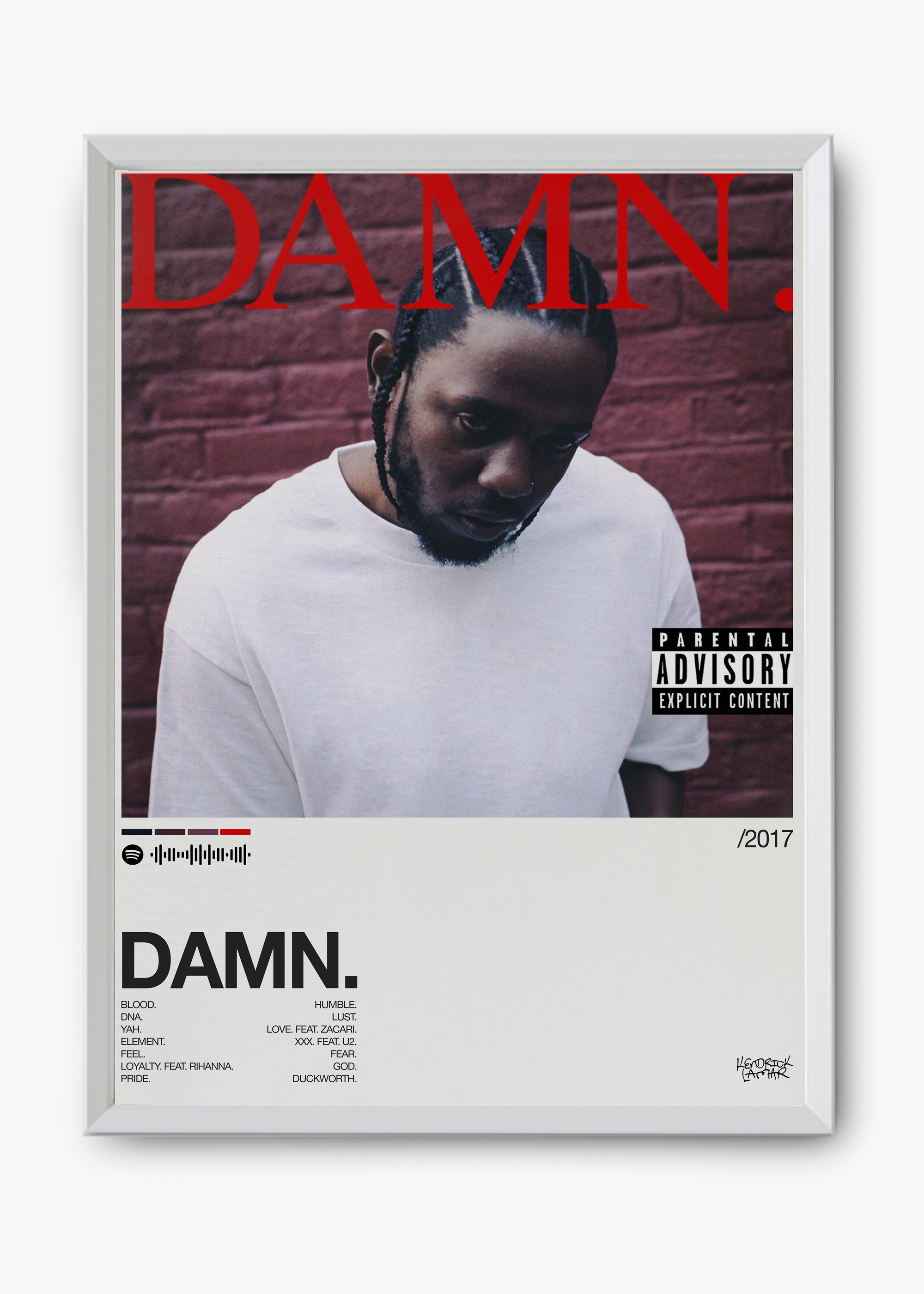 Quadro Kendrick Lamar DAMN II - 8