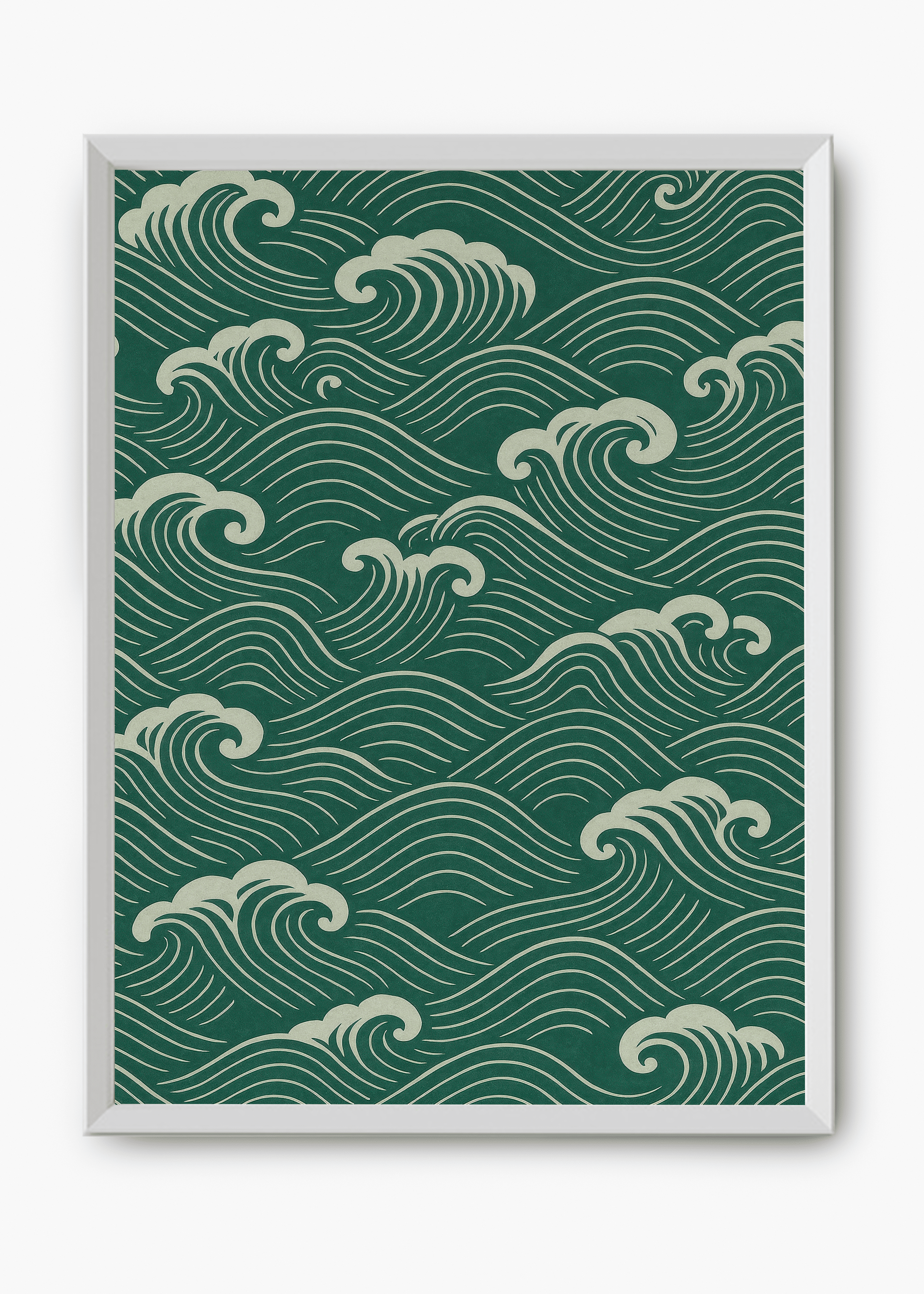 Quadro Japonês Forest Waves