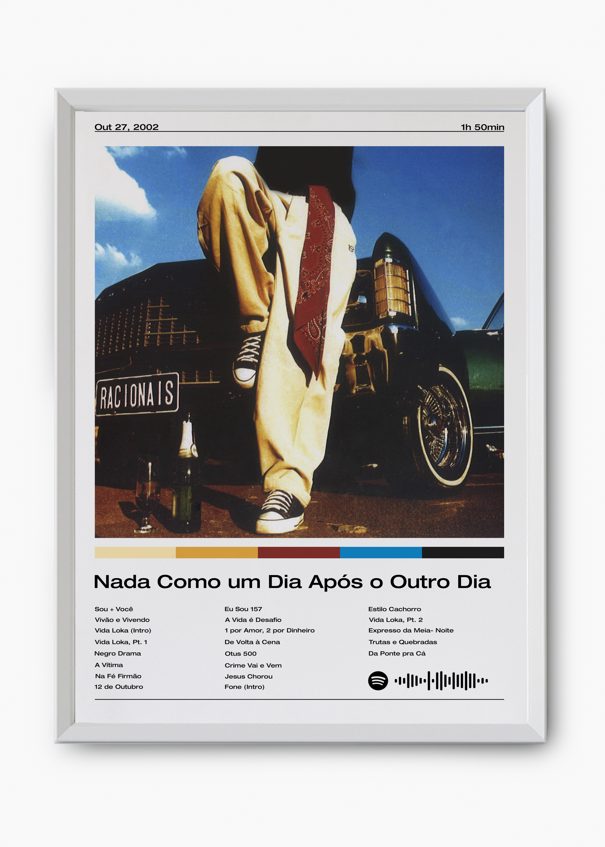 Quadro Racionais Nada Como um Dia Após o Outro Dia - 8