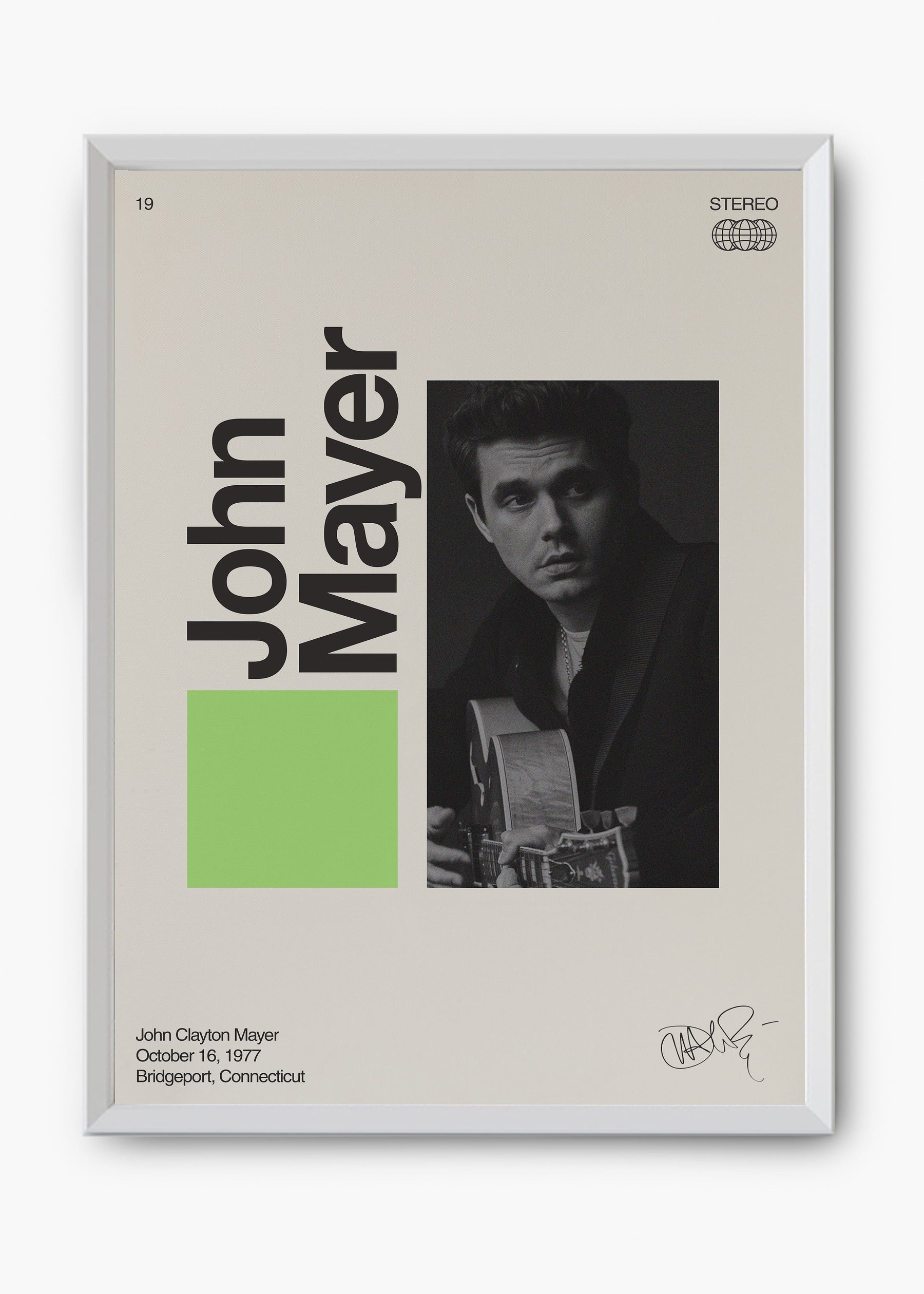 Quadro Signature John Mayer