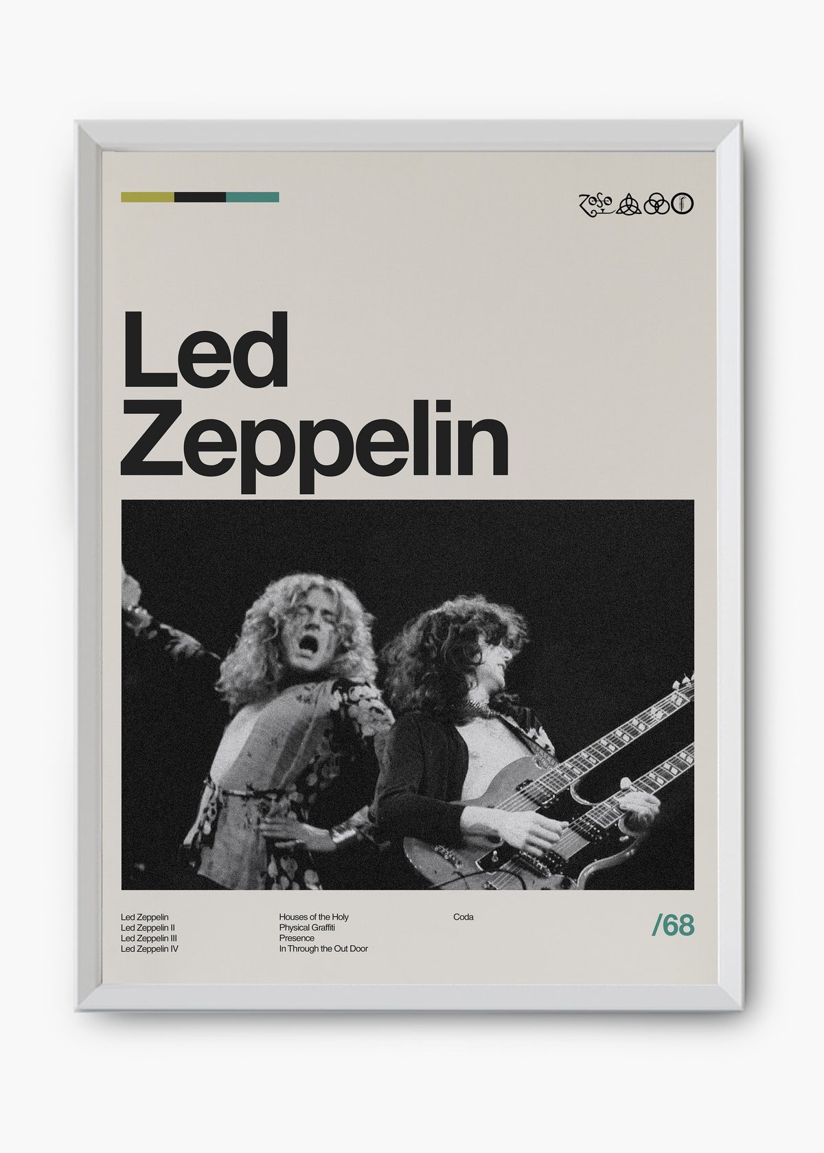Quadro Led Zeppelin Banda