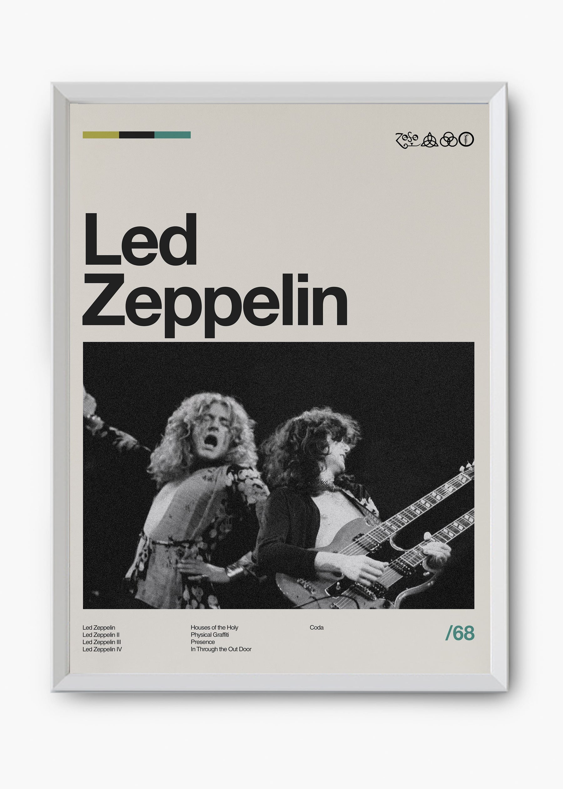 Quadro Led Zeppelin Banda