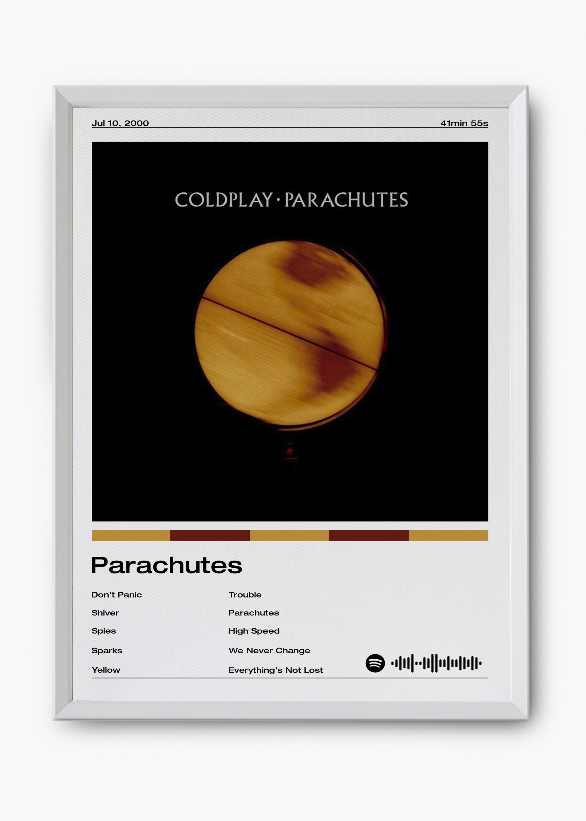 Quadro Coldplay Parachutes - 8