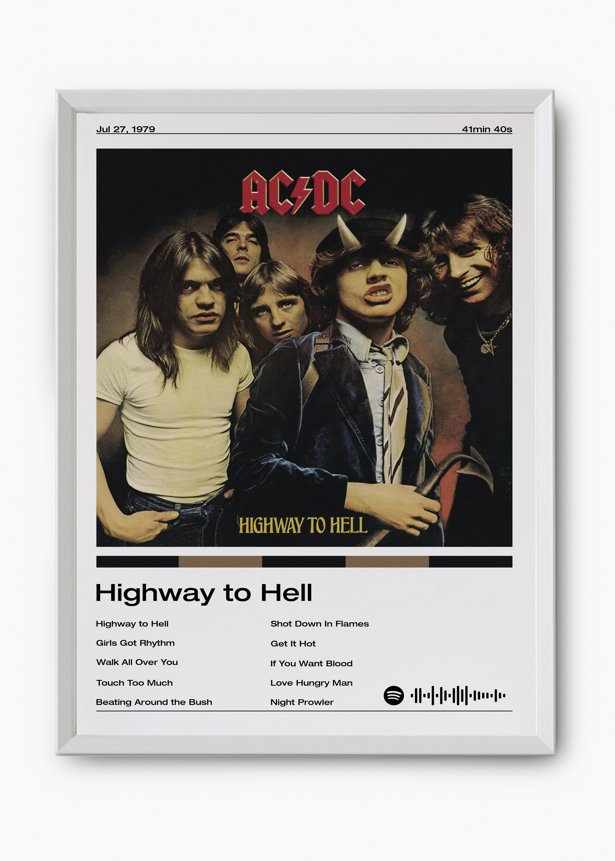 Quadro AC:DC Highway to Hell - 8