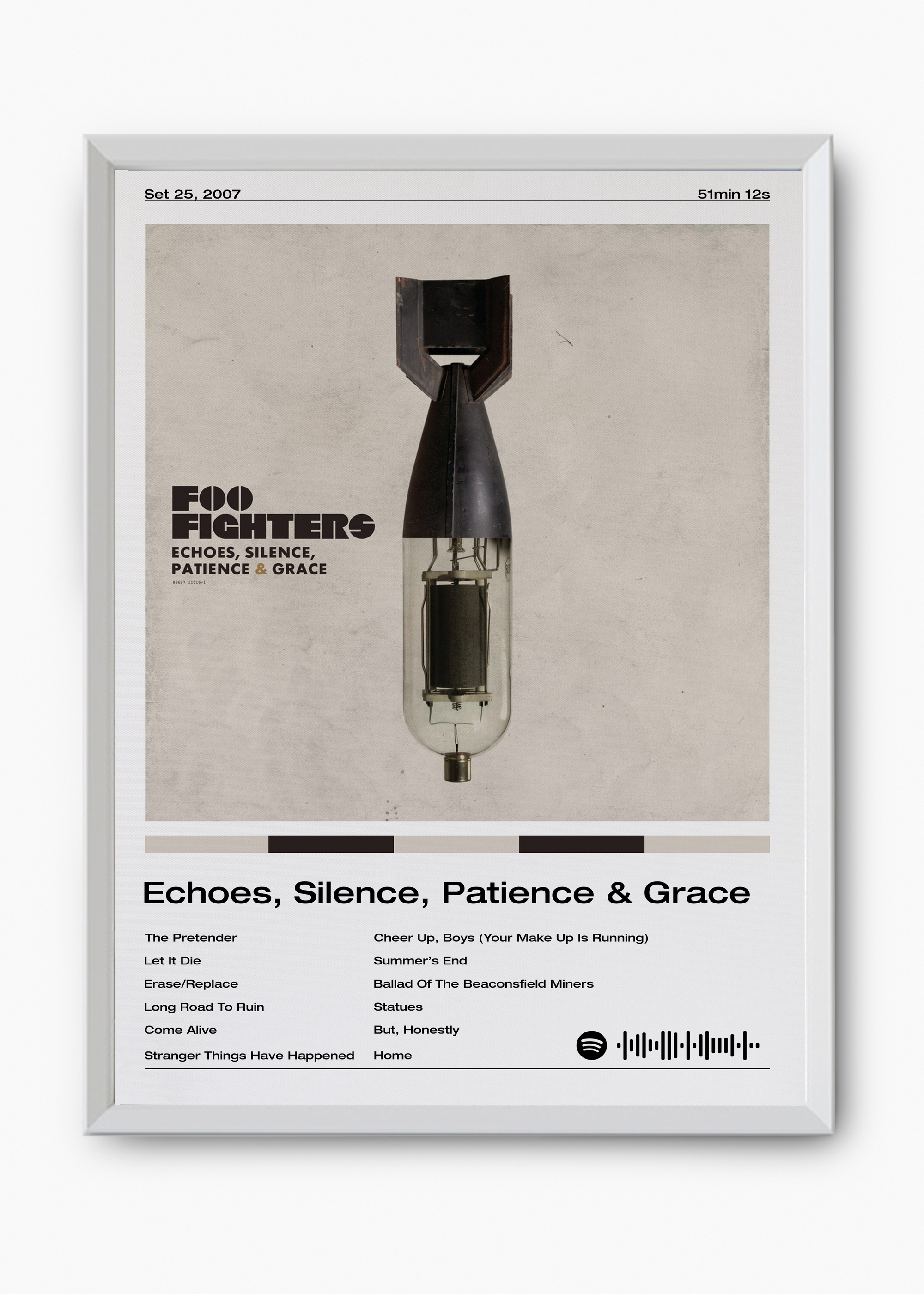 Quadro Foo Fighters Echoes, Silence, Patience & Grace - 8
