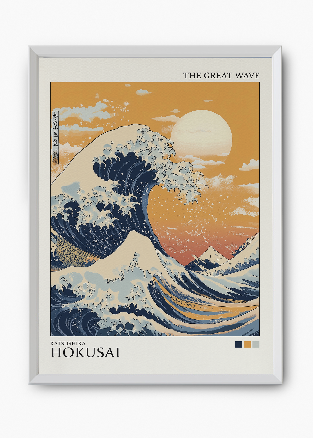 Quadro Japones Hokusai Wave - 8