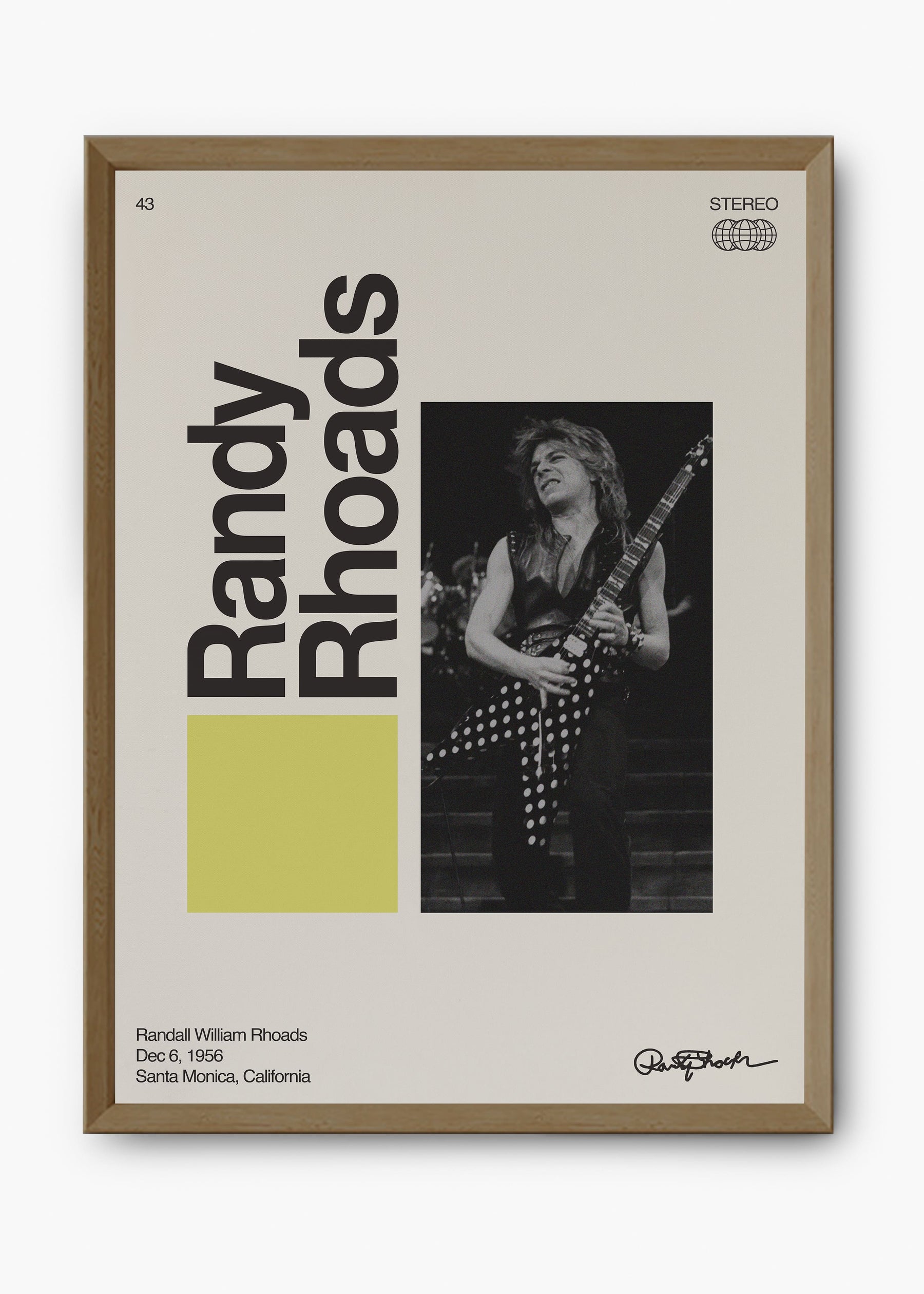 Quadro Signature Randy Rhoads
