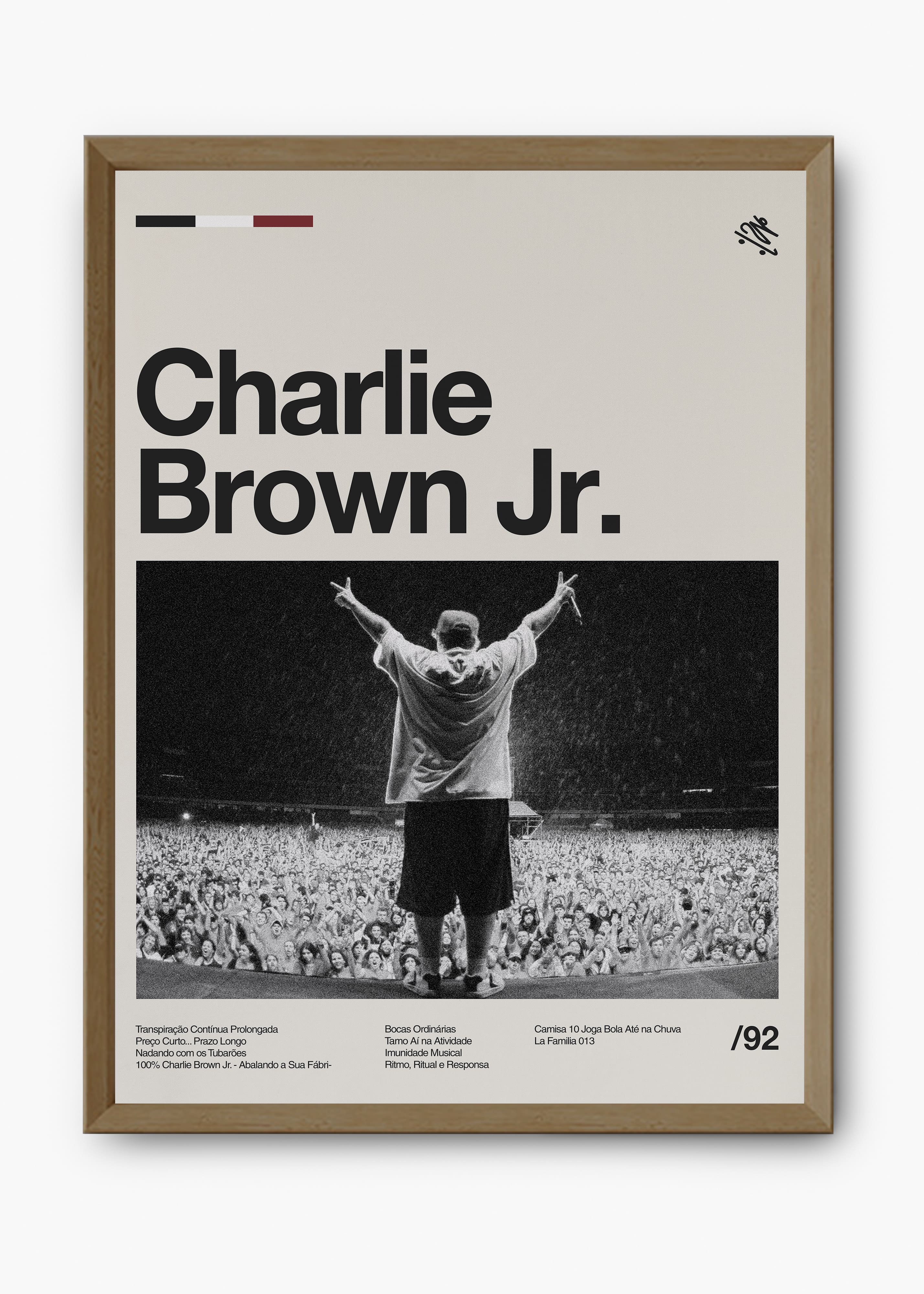 Quadro Charlie Brown Jr Banda
