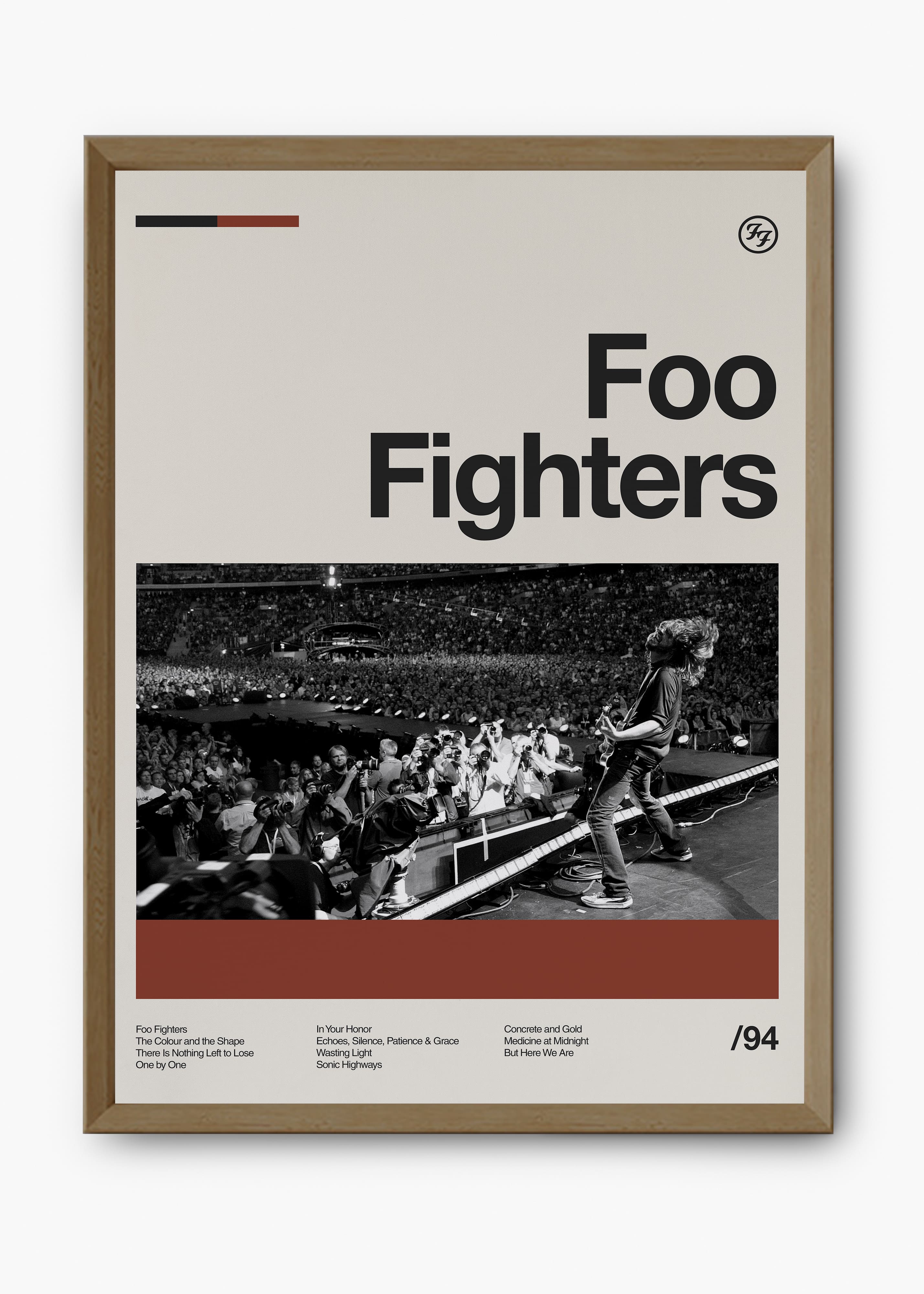 Quadro Foo Fighters Banda
