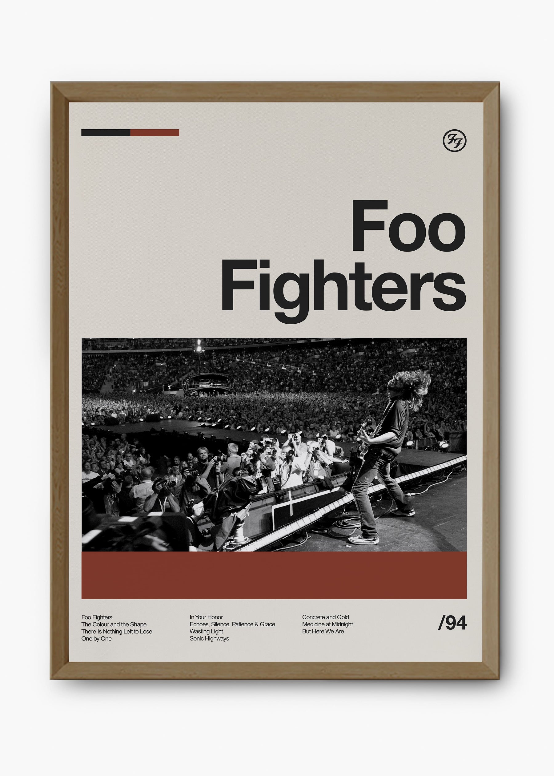 Quadro Foo Fighters Banda