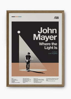 Quadro John Mayer Where the Light Is