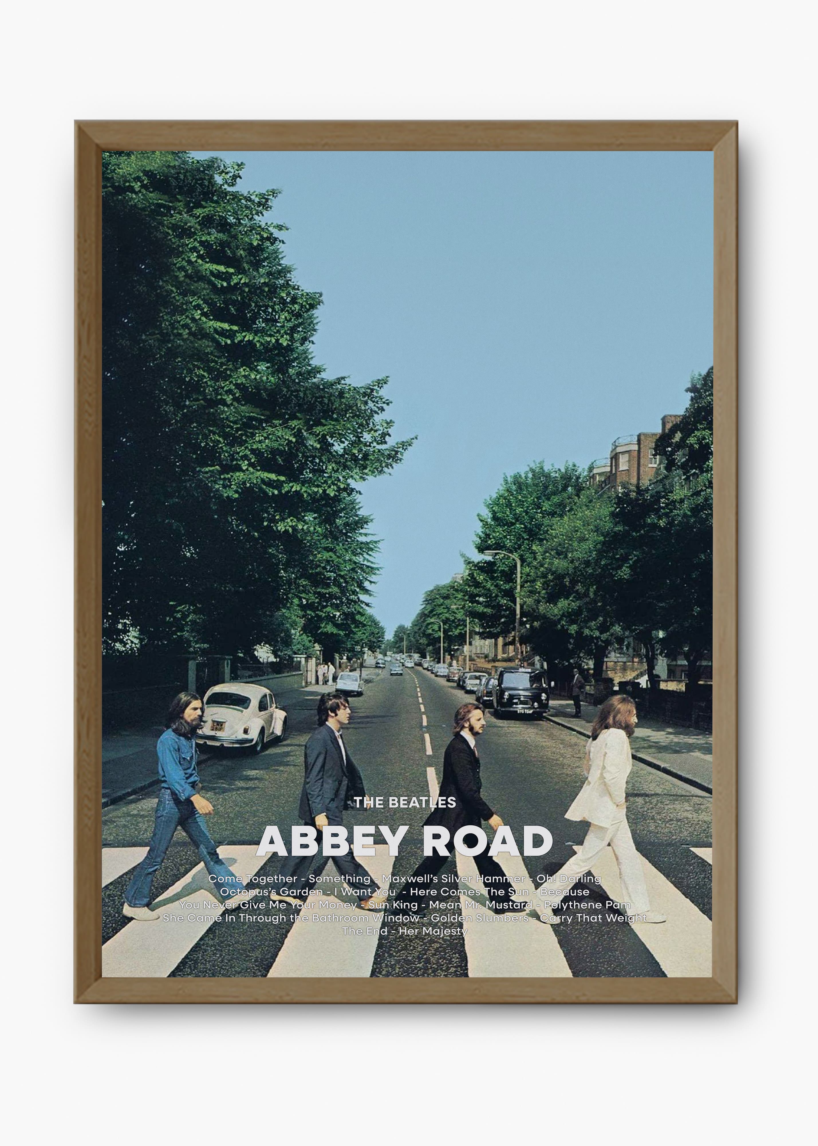 Quadro Beatles Abbey Road Capa