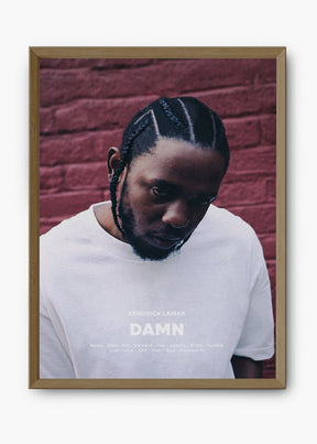 Quadro Kendrick Lamar Damn Capa