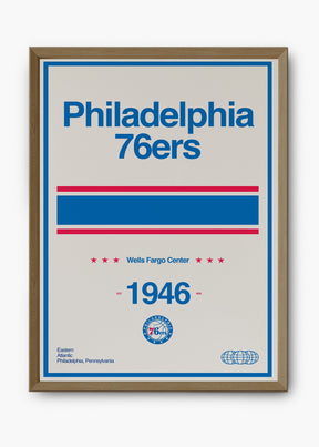 Quadro NBA Philadelphia 76ers