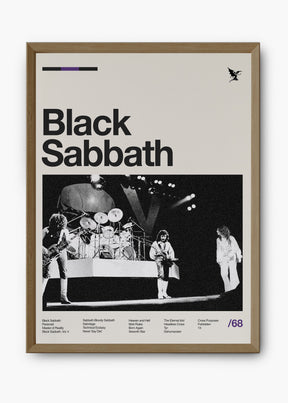 Quadro Black Label Sabbath Banda