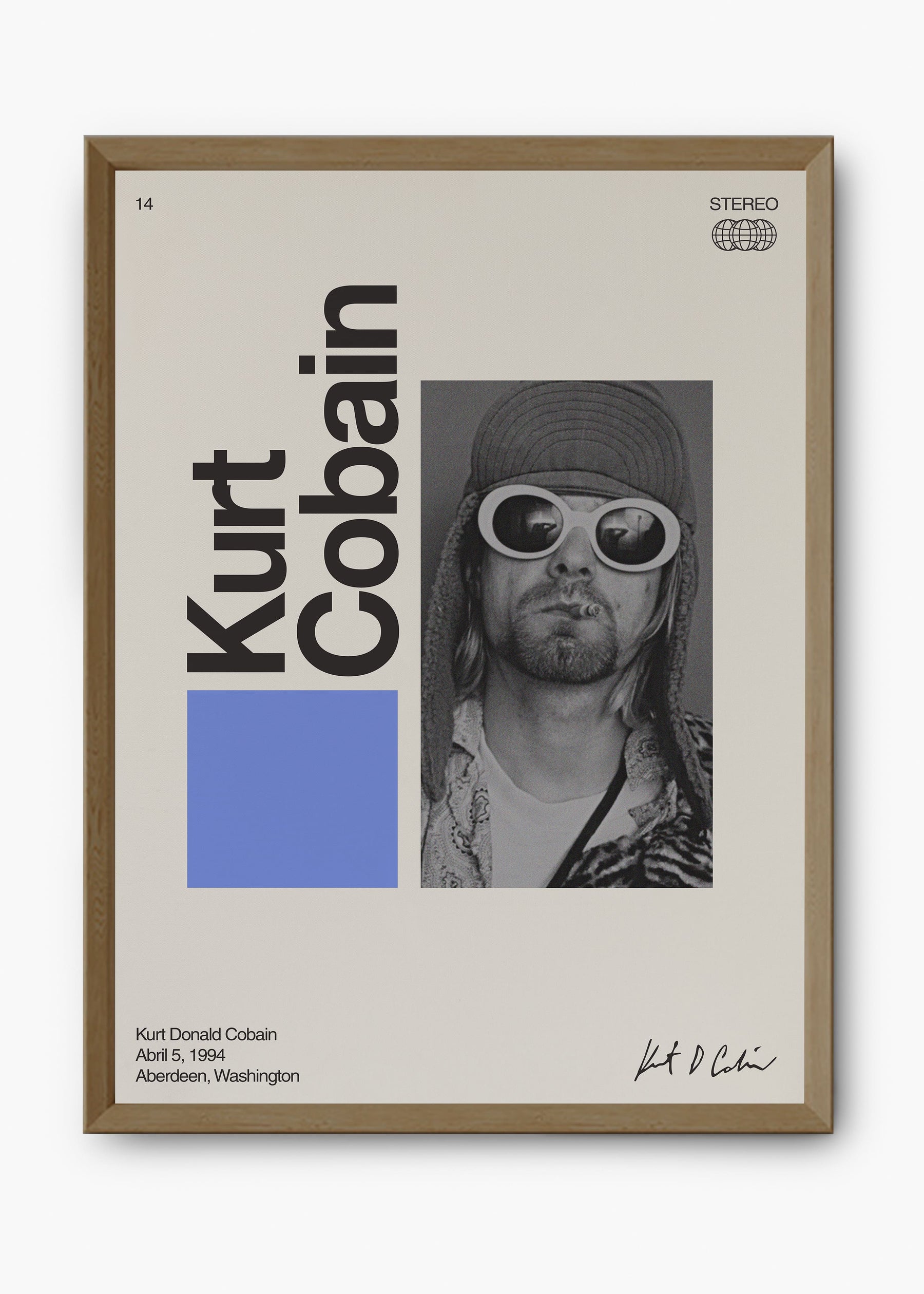 Quadro Signature Kurt Cobain
