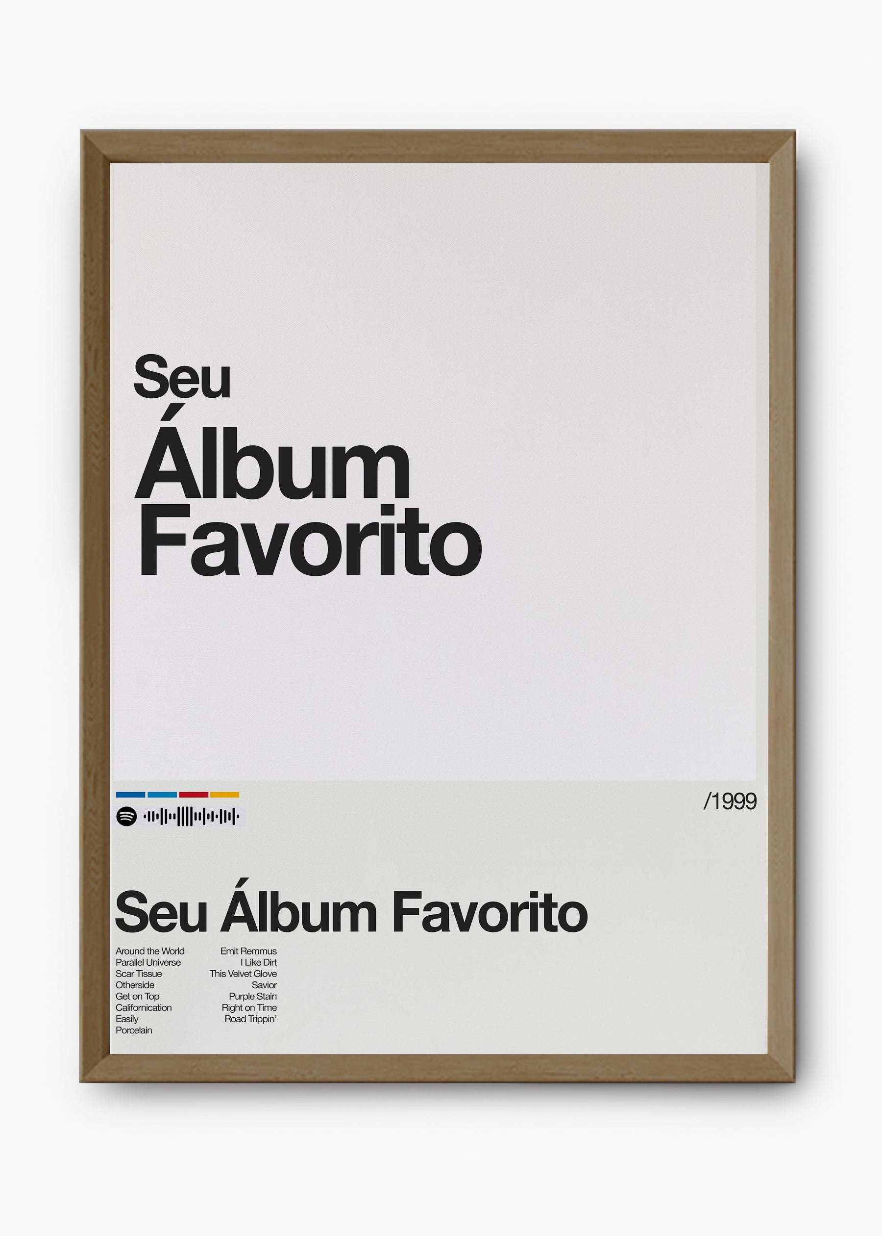 Quadro Spotify Personalizável - Álbum