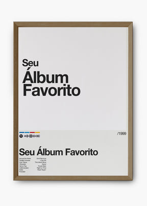 Quadro Spotify Personalizável - Álbum