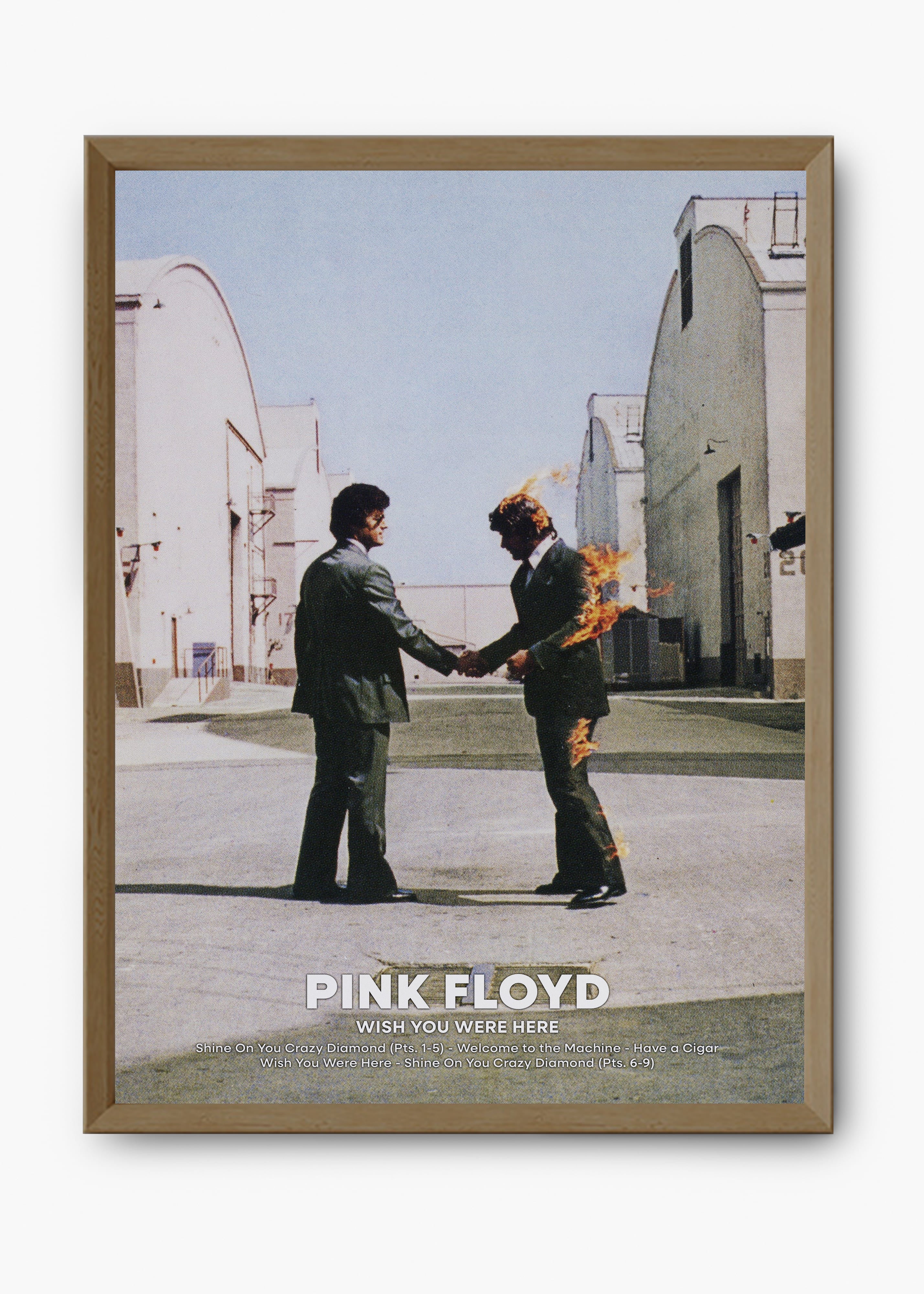 Quadro Pink Floyd Wish You Were Here Capa
