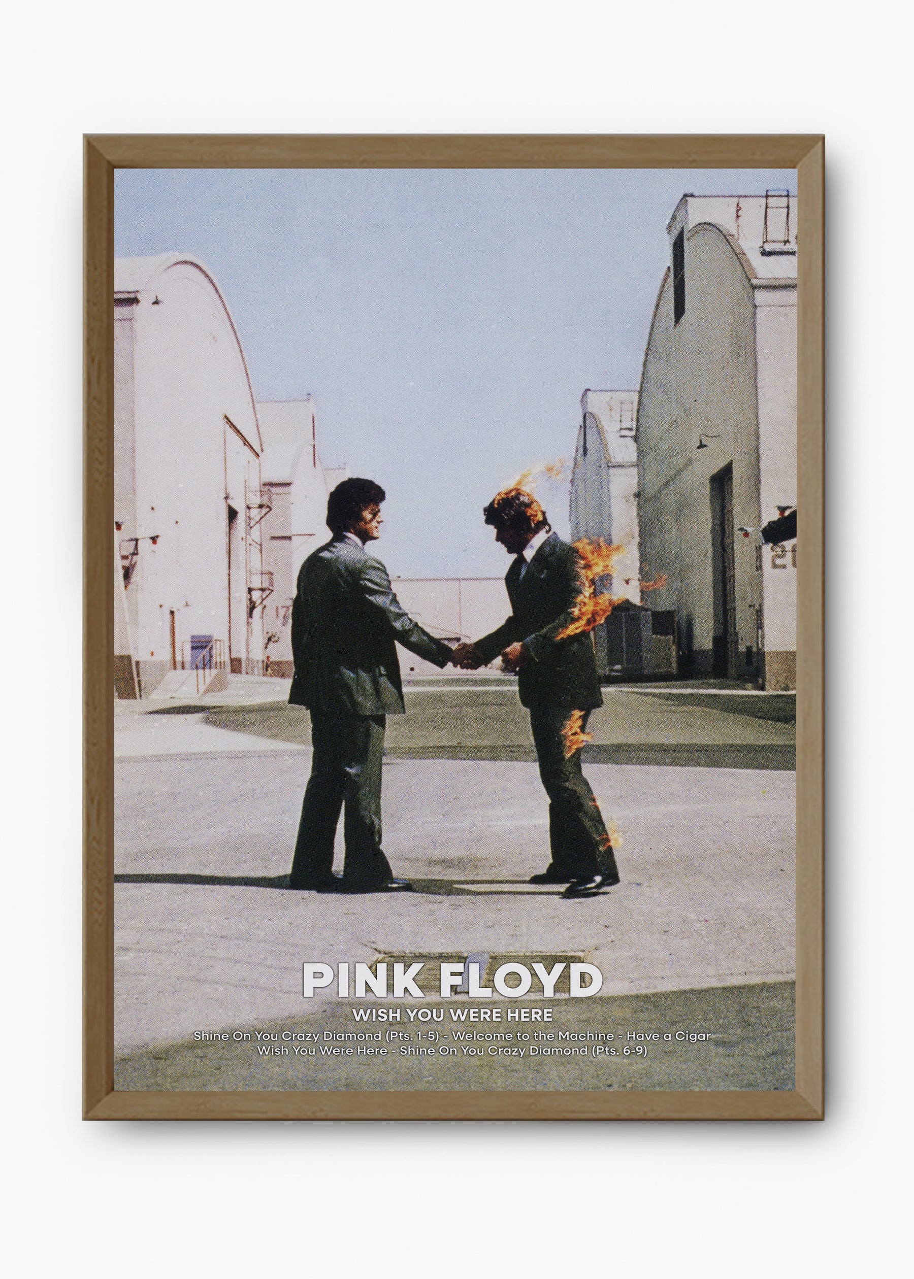 Quadro Pink Floyd Wish You Were Here Capa