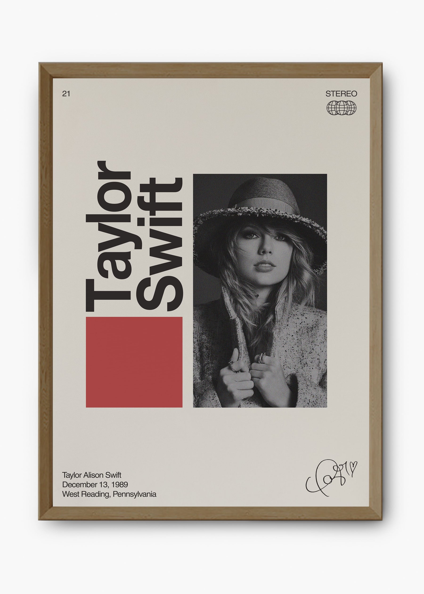 Quadro Signature Taylor Swift