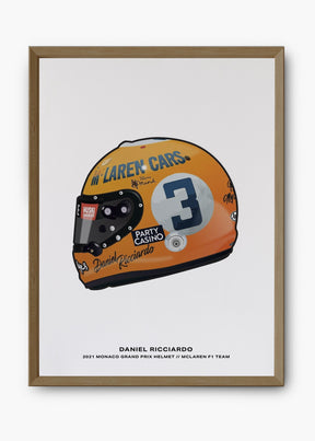 Quadro Daniel Ricciardo 2021 - Mônaco Edition