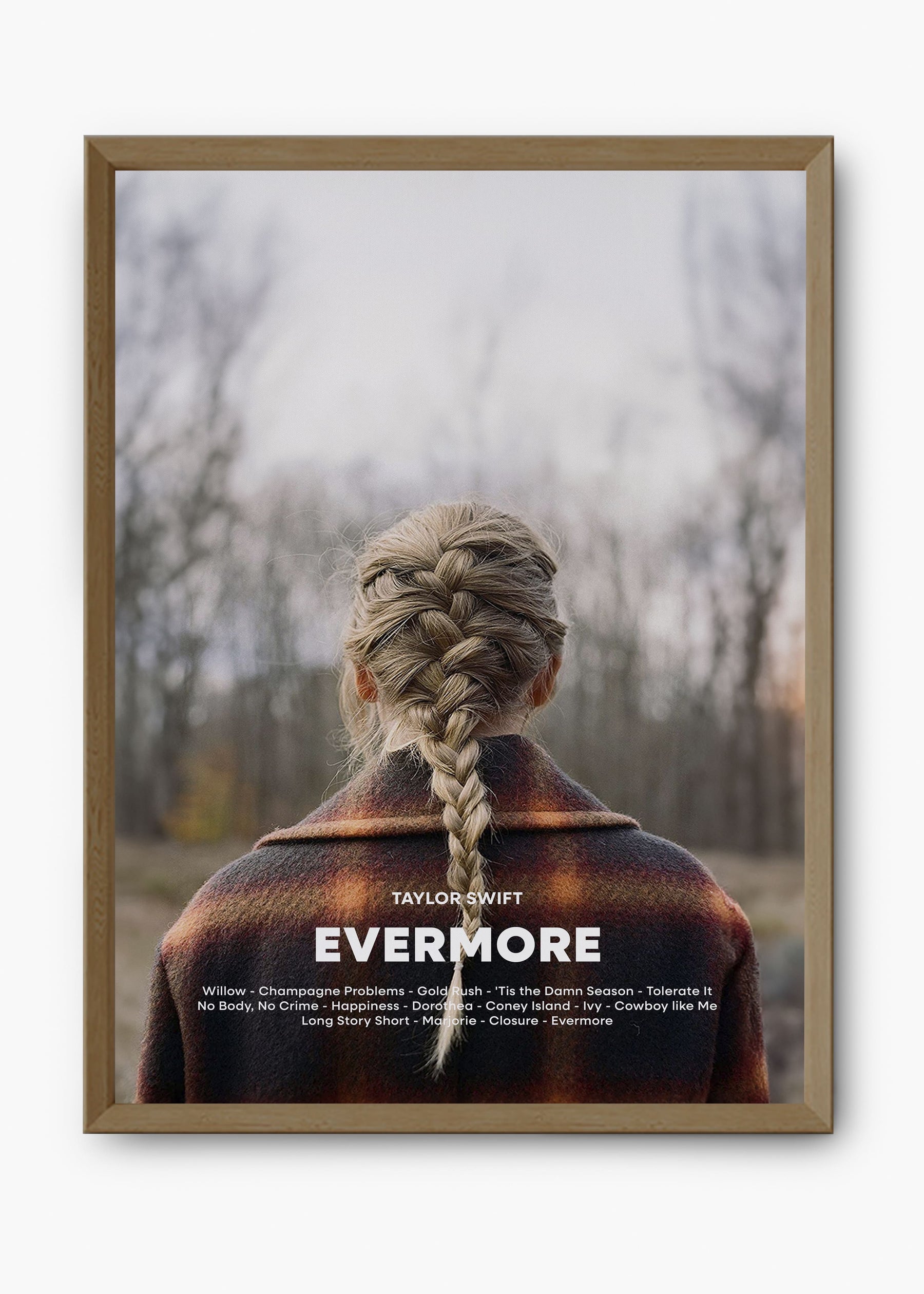 Quadro Taylor Swift Evermore Capa