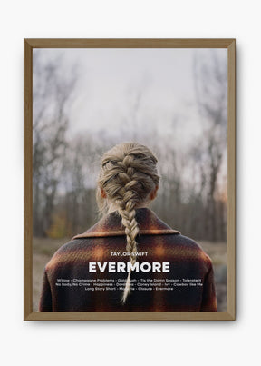 Quadro Taylor Swift Evermore Capa