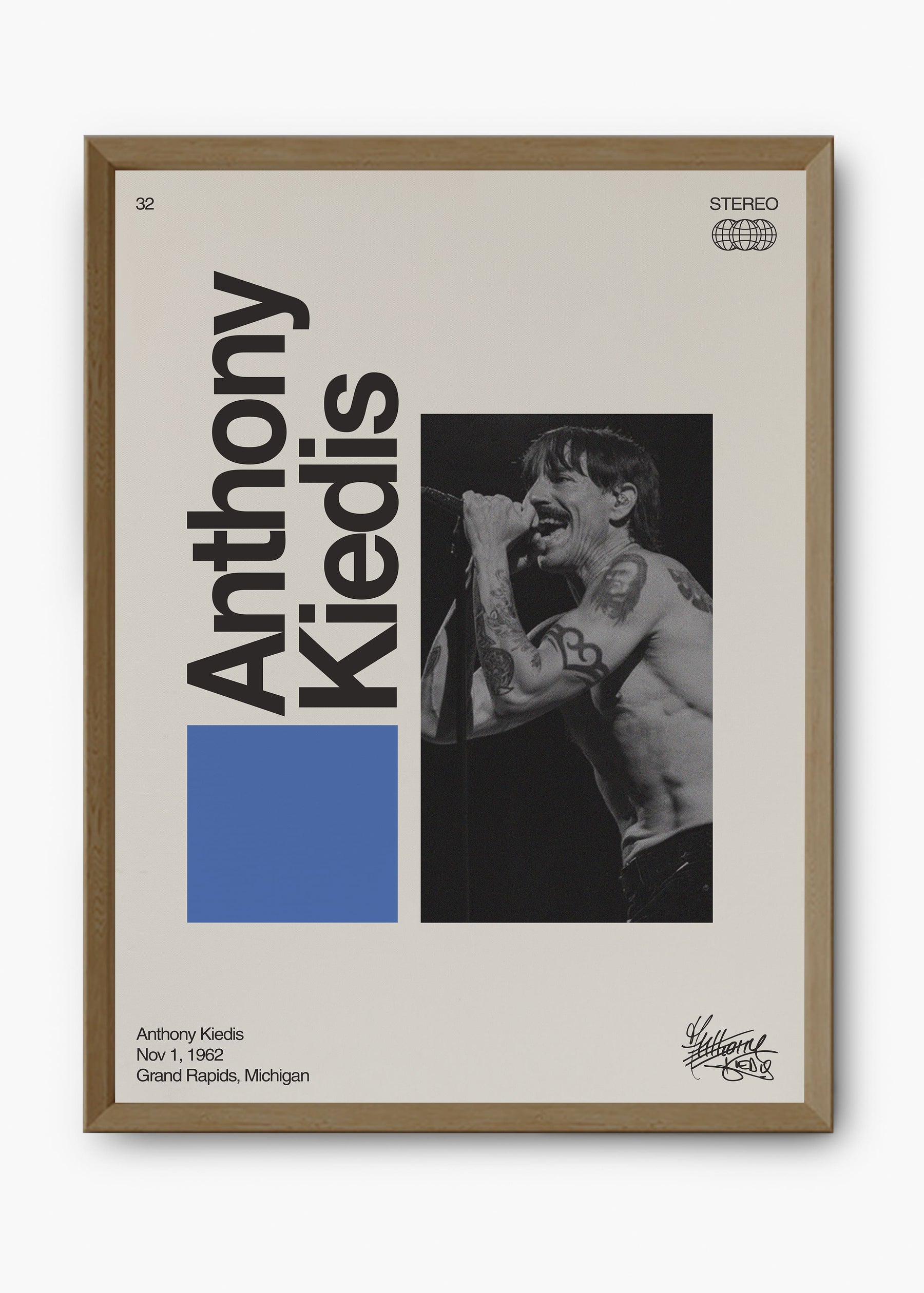 Quadro Signature Anthony Kiedis