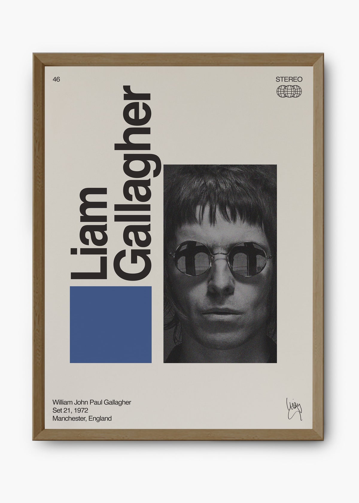 Quadro Signature Liam Gallagher
