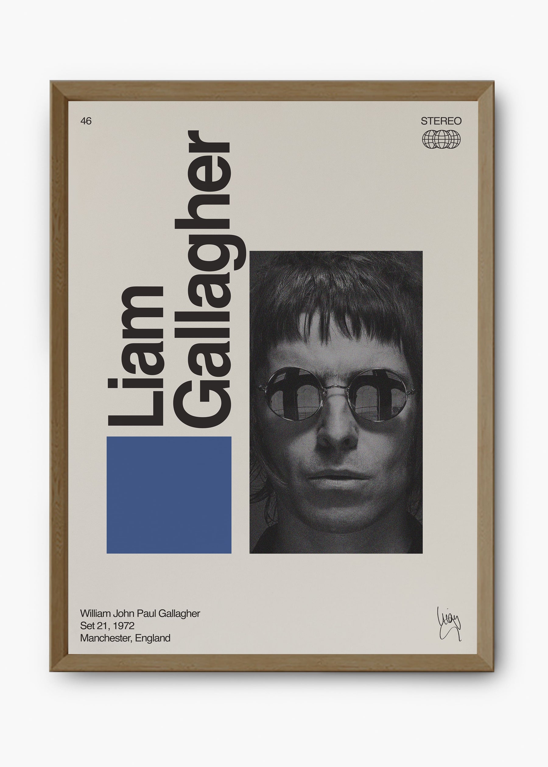 Quadro Signature Liam Gallagher