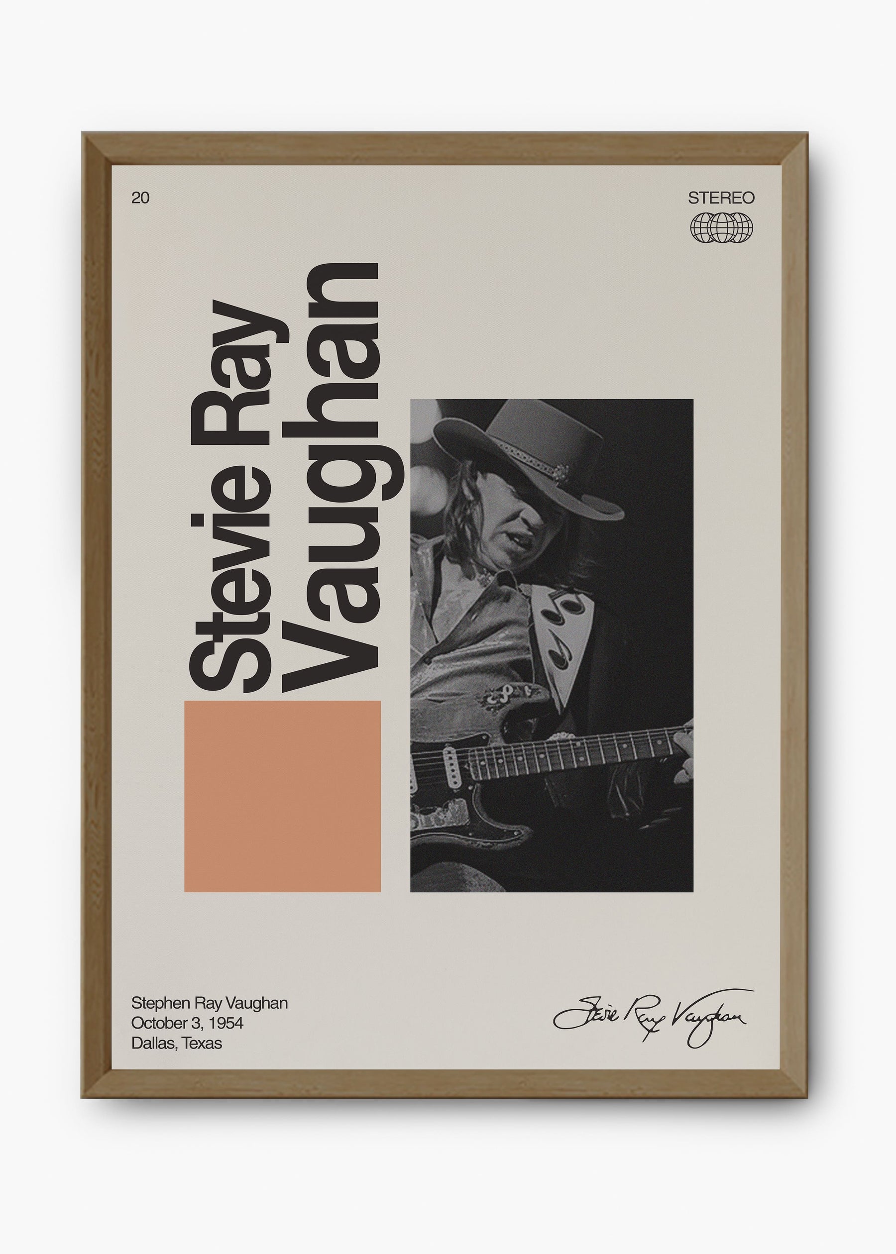 Quadro Signature Stevie Ray Vaughan